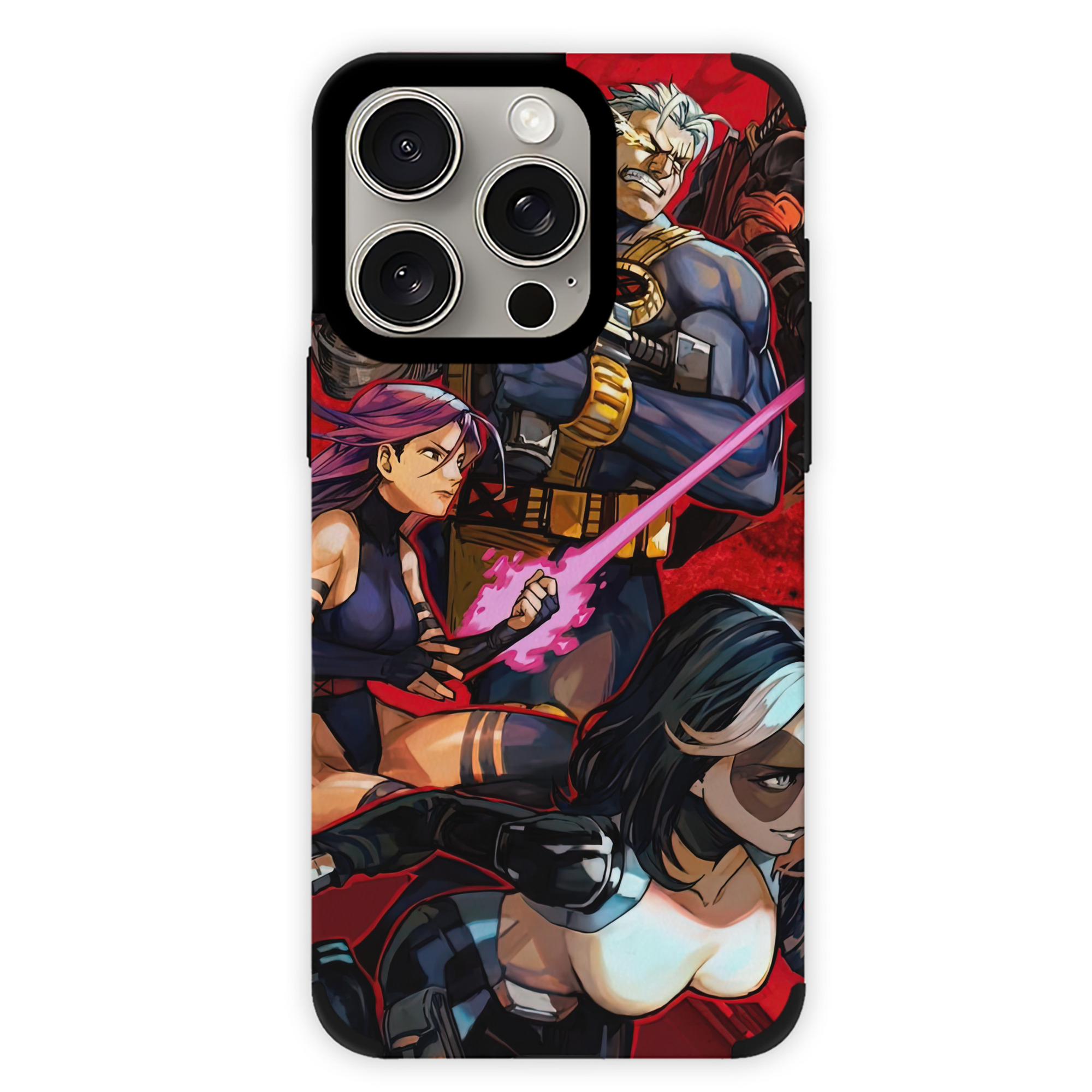 （画像用） Deadpool デッドプール 【iPhone15ProMax対応】 PUレザー スマホケース 耐衝撃＆黄変防止