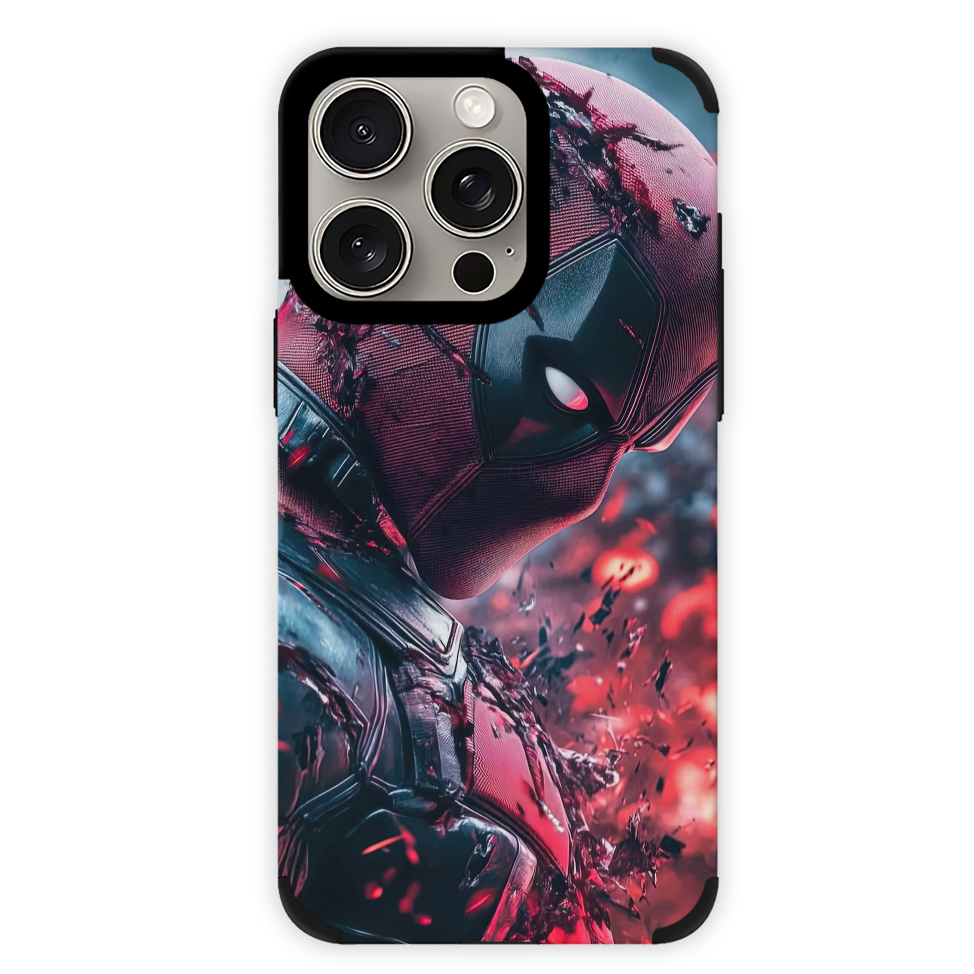 （画像用） Deadpool デッドプール 【iPhone15ProMax対応】 PUレザー スマホケース 耐衝撃＆黄変防止
