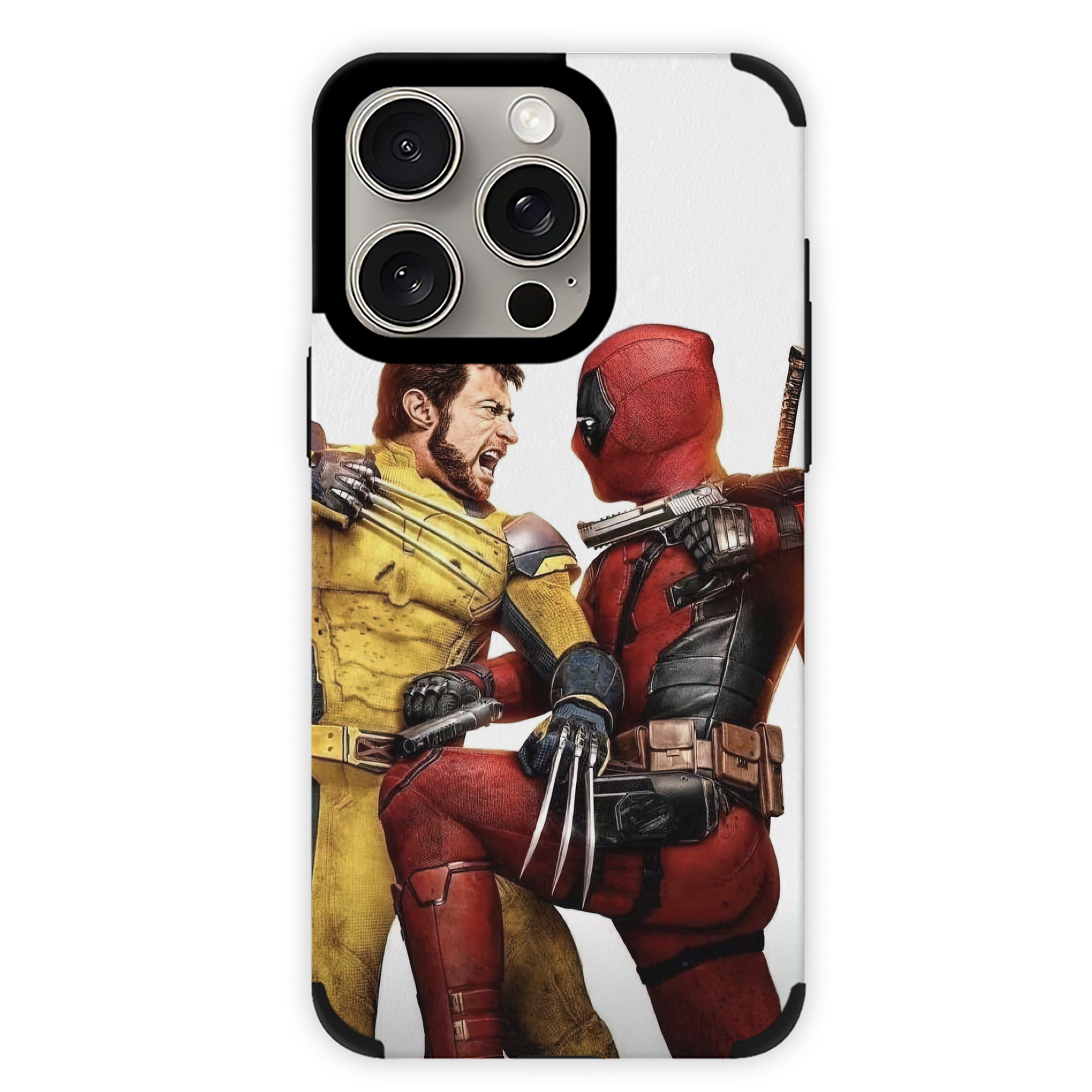 （画像用） Deadpool デッドプール 【iPhone15ProMax対応】 PUレザー スマホケース 耐衝撃＆黄変防止