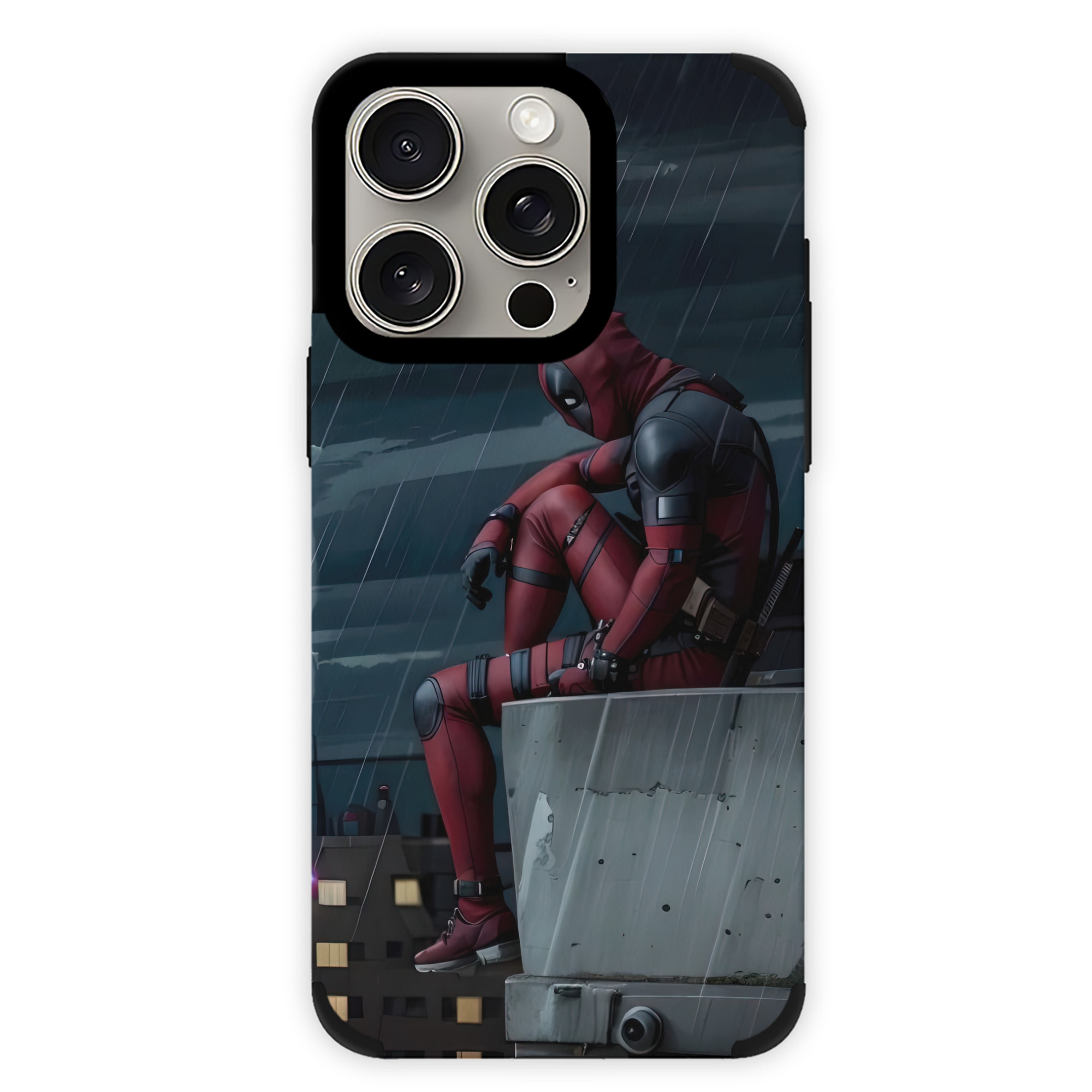 （画像用） Deadpool デッドプール 【iPhone15ProMax対応】 PUレザー スマホケース 耐衝撃＆黄変防止