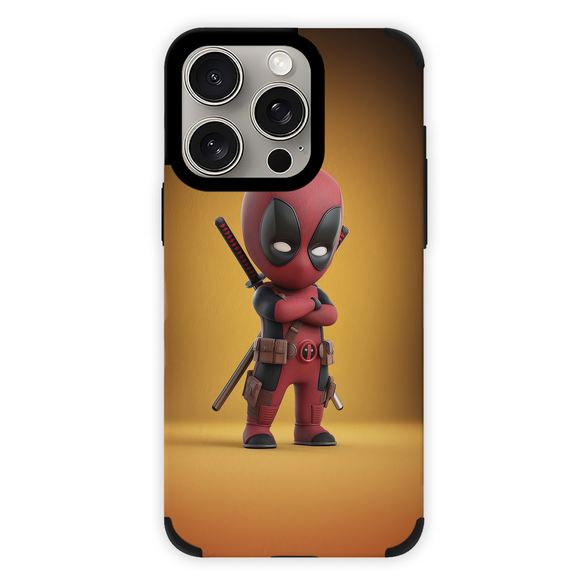 （画像用） Deadpool デッドプール 【iPhone15ProMax対応】 PUレザー スマホケース 耐衝撃＆黄変防止