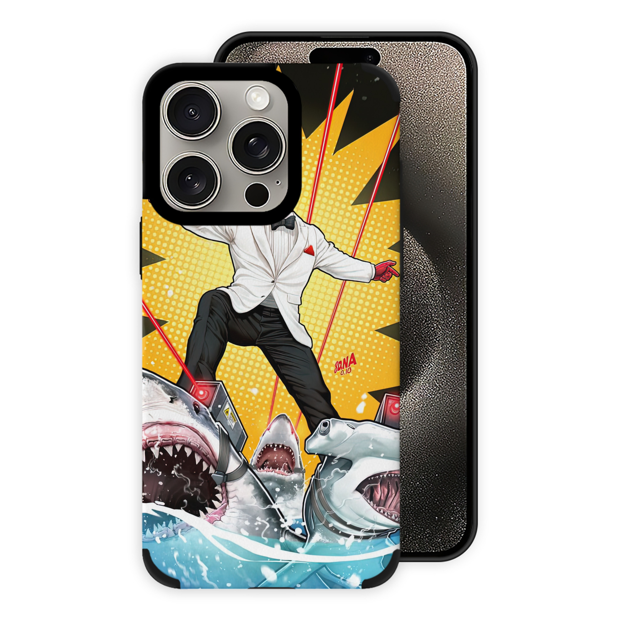 （画像用） Deadpool デッドプール 【iPhone15ProMax対応】 PUレザー スマホケース 耐衝撃＆黄変防止