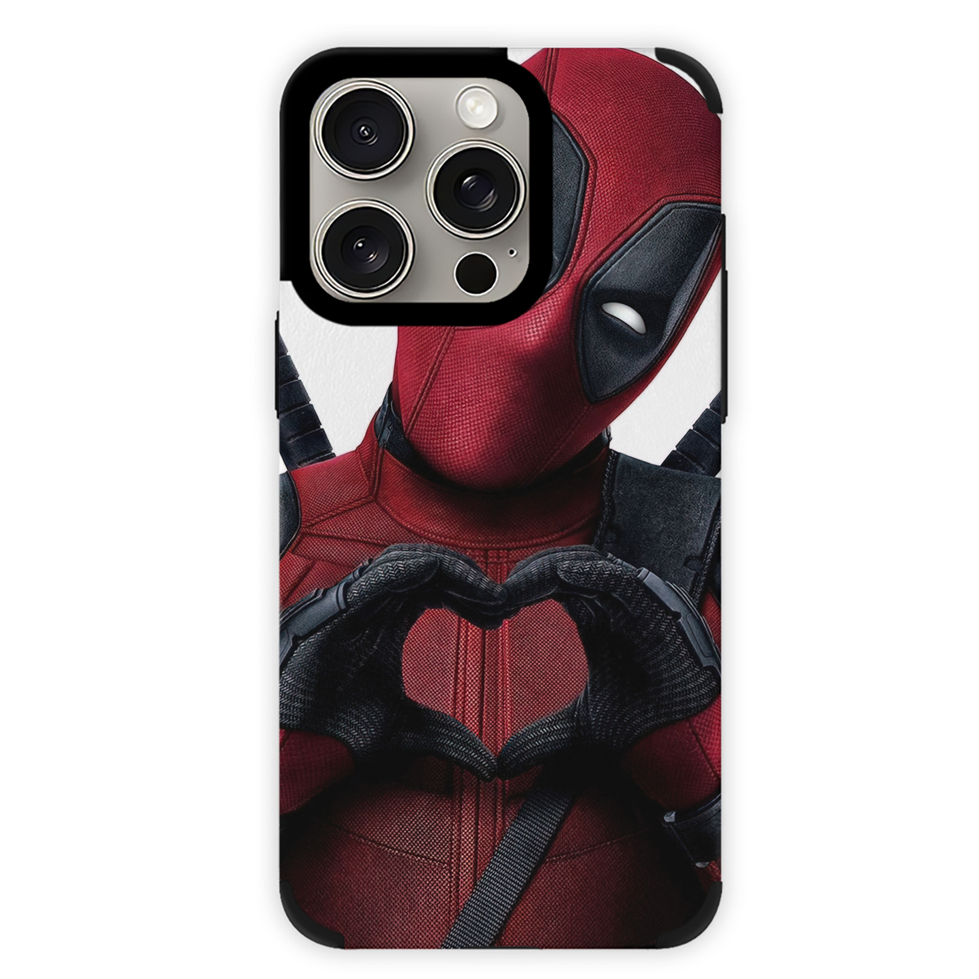 （画像用） Deadpool デッドプール 【iPhone15ProMax対応】 PUレザー スマホケース 耐衝撃＆黄変防止