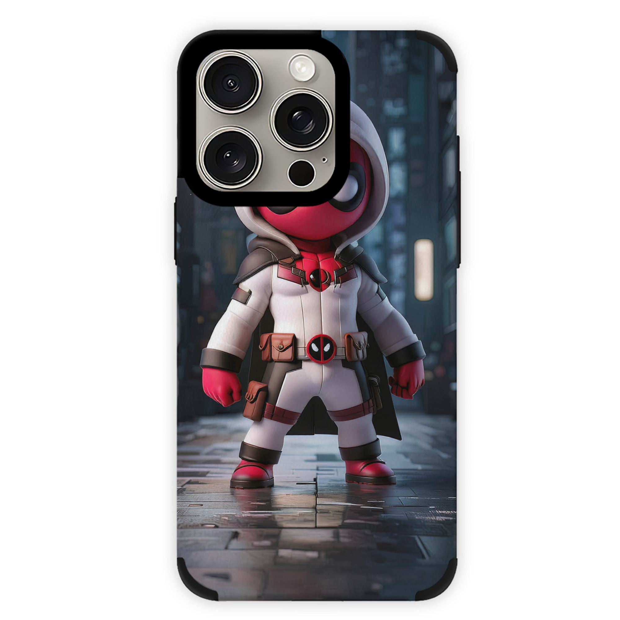 （画像用） Deadpool デッドプール 【iPhone15ProMax対応】 PUレザー スマホケース 耐衝撃＆黄変防止