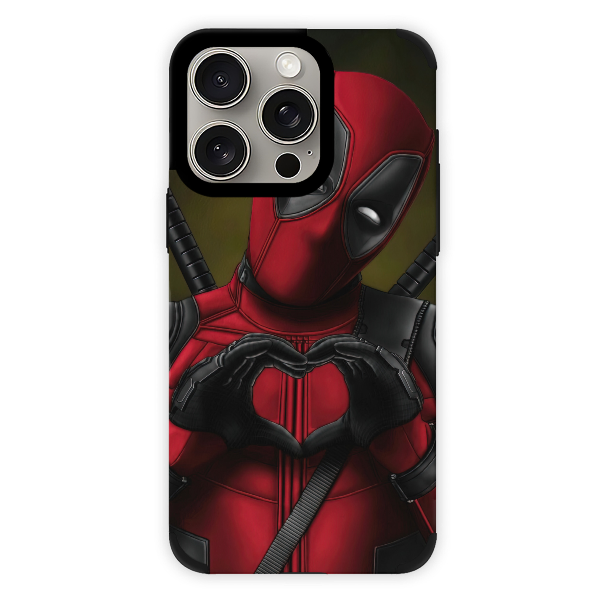 （画像用） Deadpool デッドプール 【iPhone15ProMax対応】 PUレザー スマホケース 耐衝撃＆黄変防止