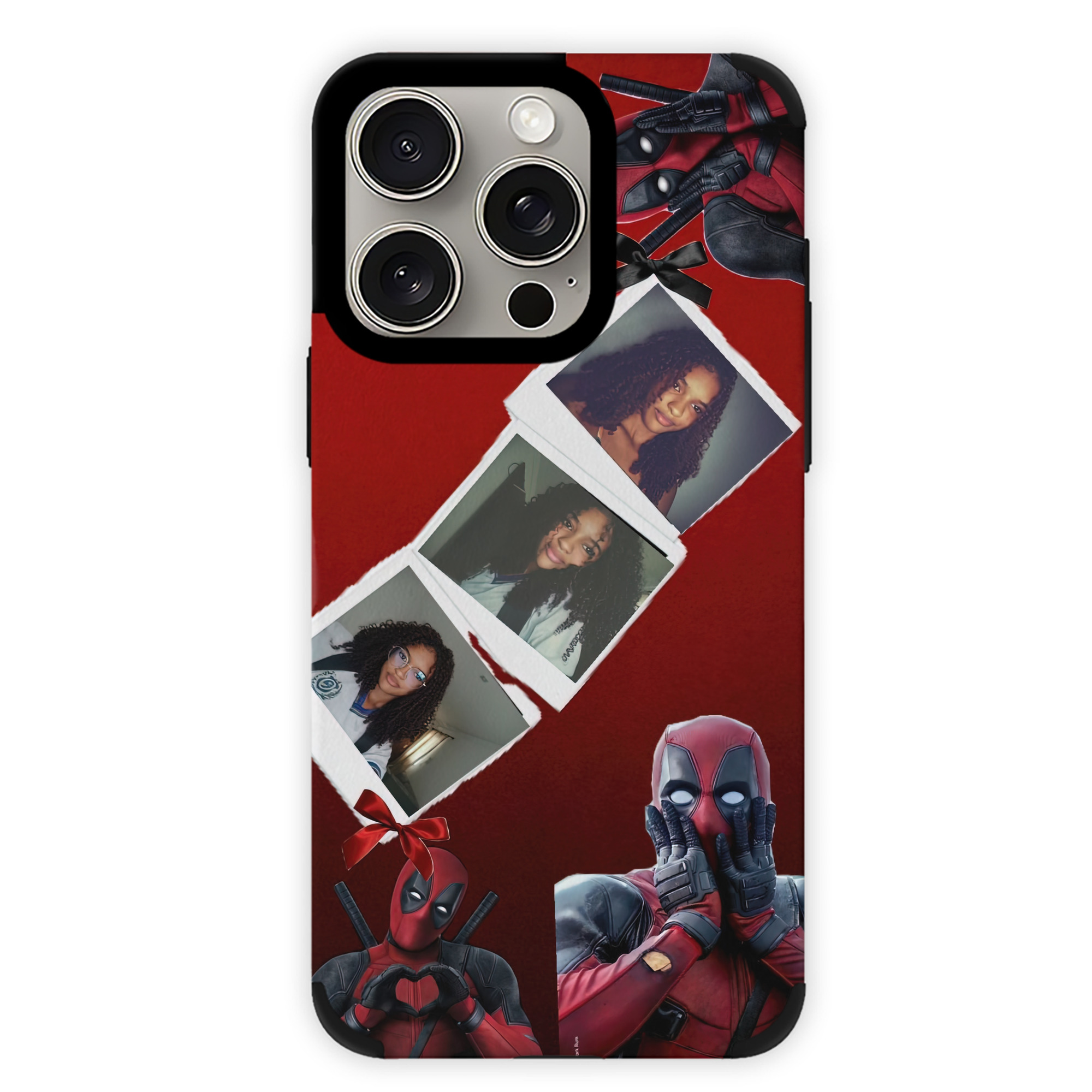 （画像用） Deadpool デッドプール 【iPhone15ProMax対応】 PUレザー スマホケース 耐衝撃＆黄変防止