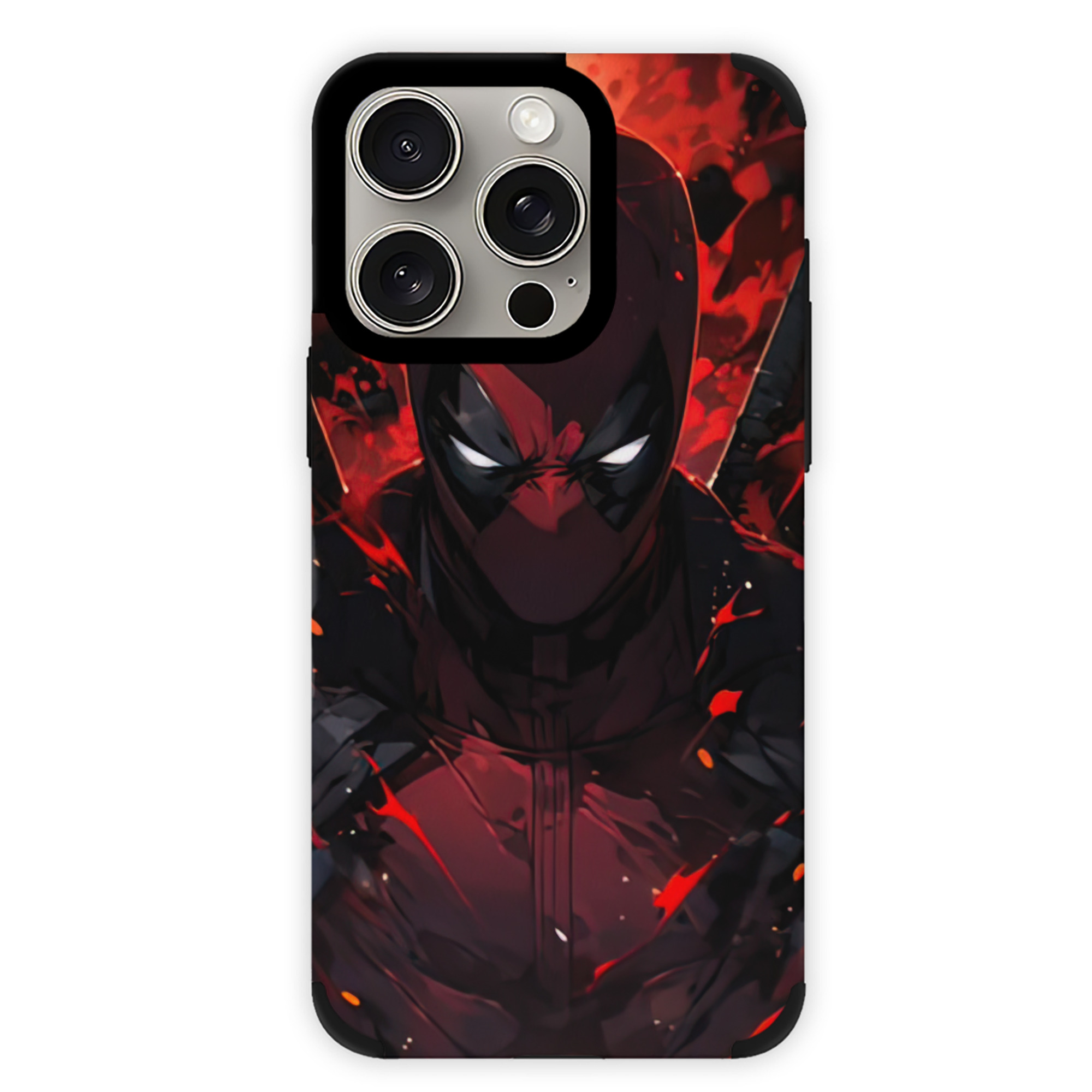 （画像用） Deadpool デッドプール 【iPhone15ProMax対応】 PUレザー スマホケース 耐衝撃＆黄変防止