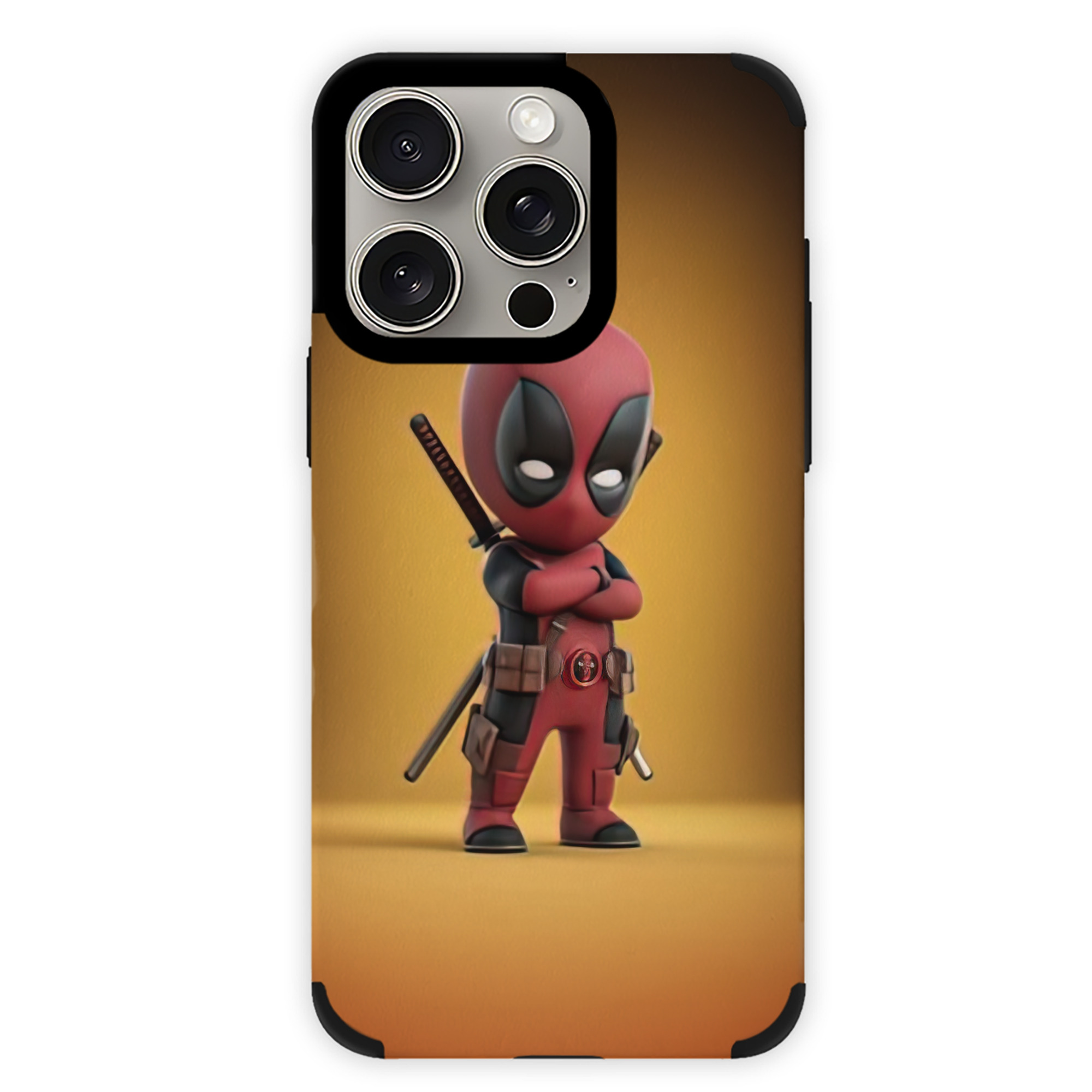 （画像用） Deadpool デッドプール 【iPhone15ProMax対応】 PUレザー スマホケース 耐衝撃＆黄変防止