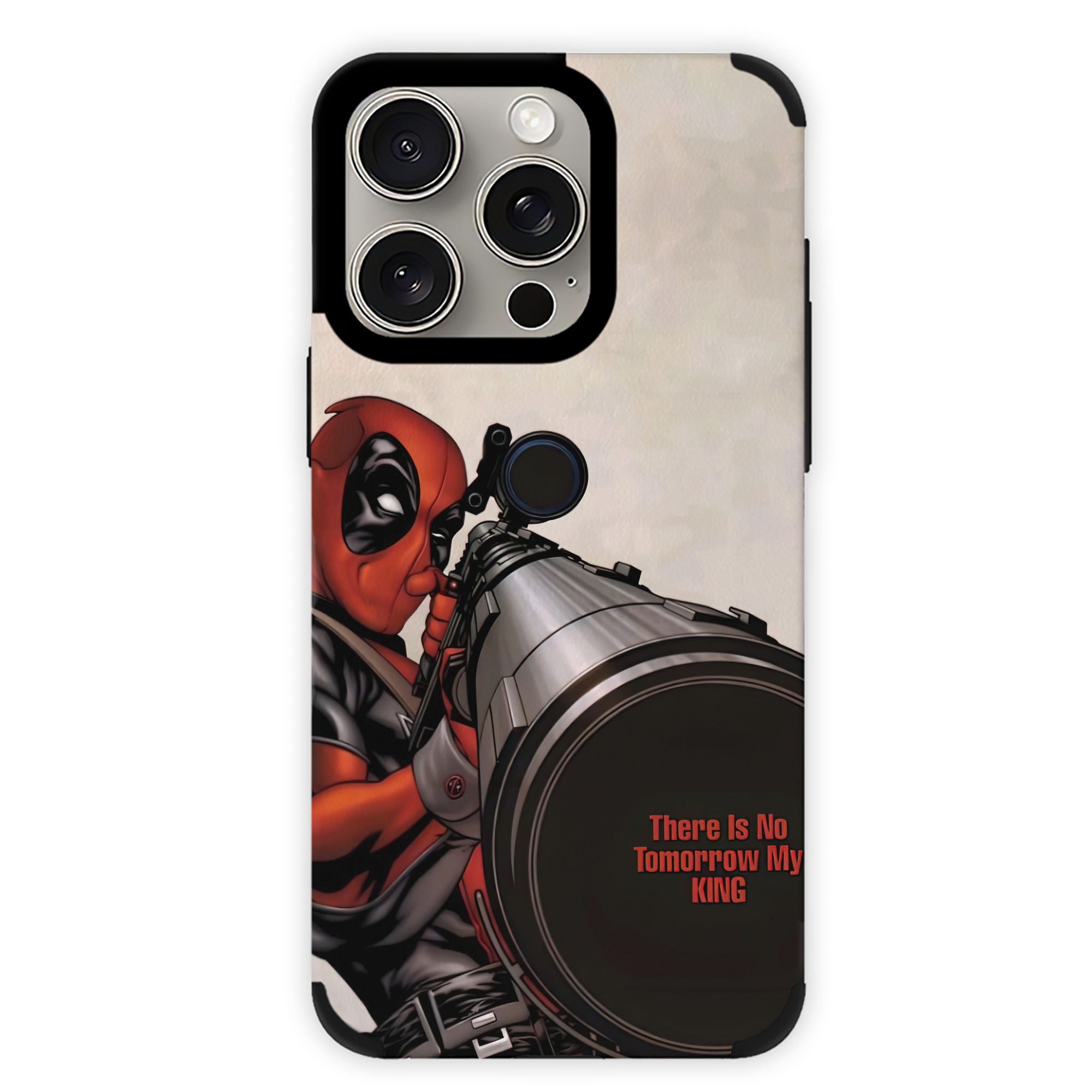 （画像用） Deadpool デッドプール 【iPhone15ProMax対応】 PUレザー スマホケース 耐衝撃＆黄変防止