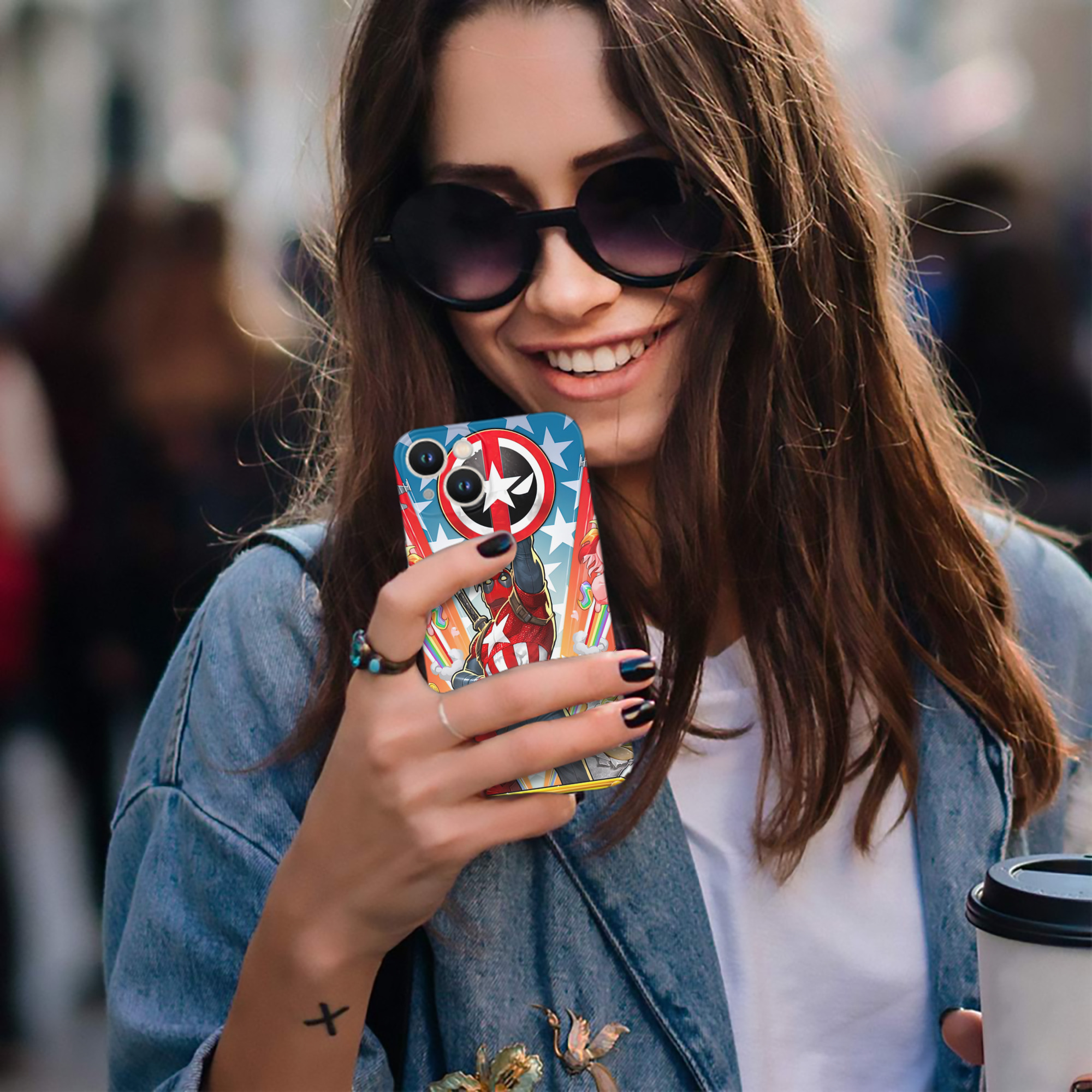 （画像用） Deadpool デッドプール 【iPhone 14シリーズ対応】ハードケース