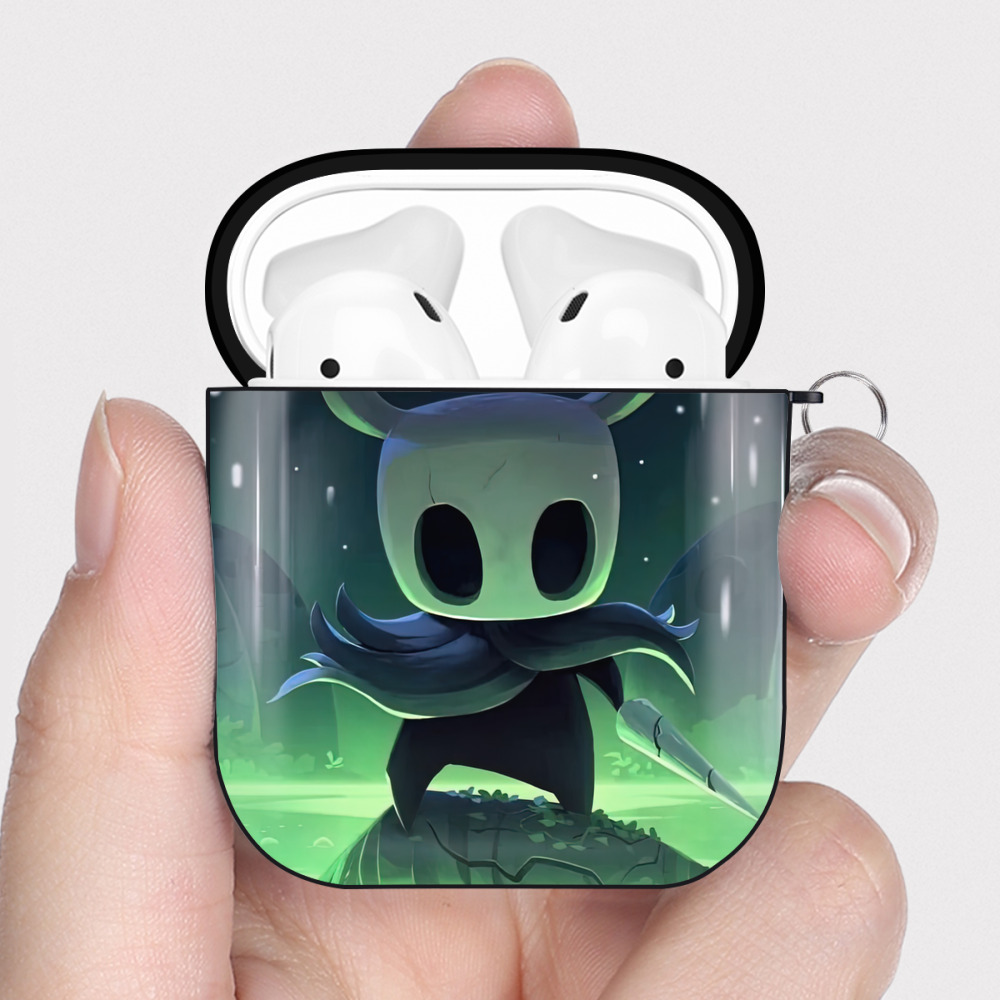 （画像用） Deadpool デッドプール AirPods 第2世代保護ケース ハードシェル ブラック 耐衝撃・防指紋・カラビナ付き