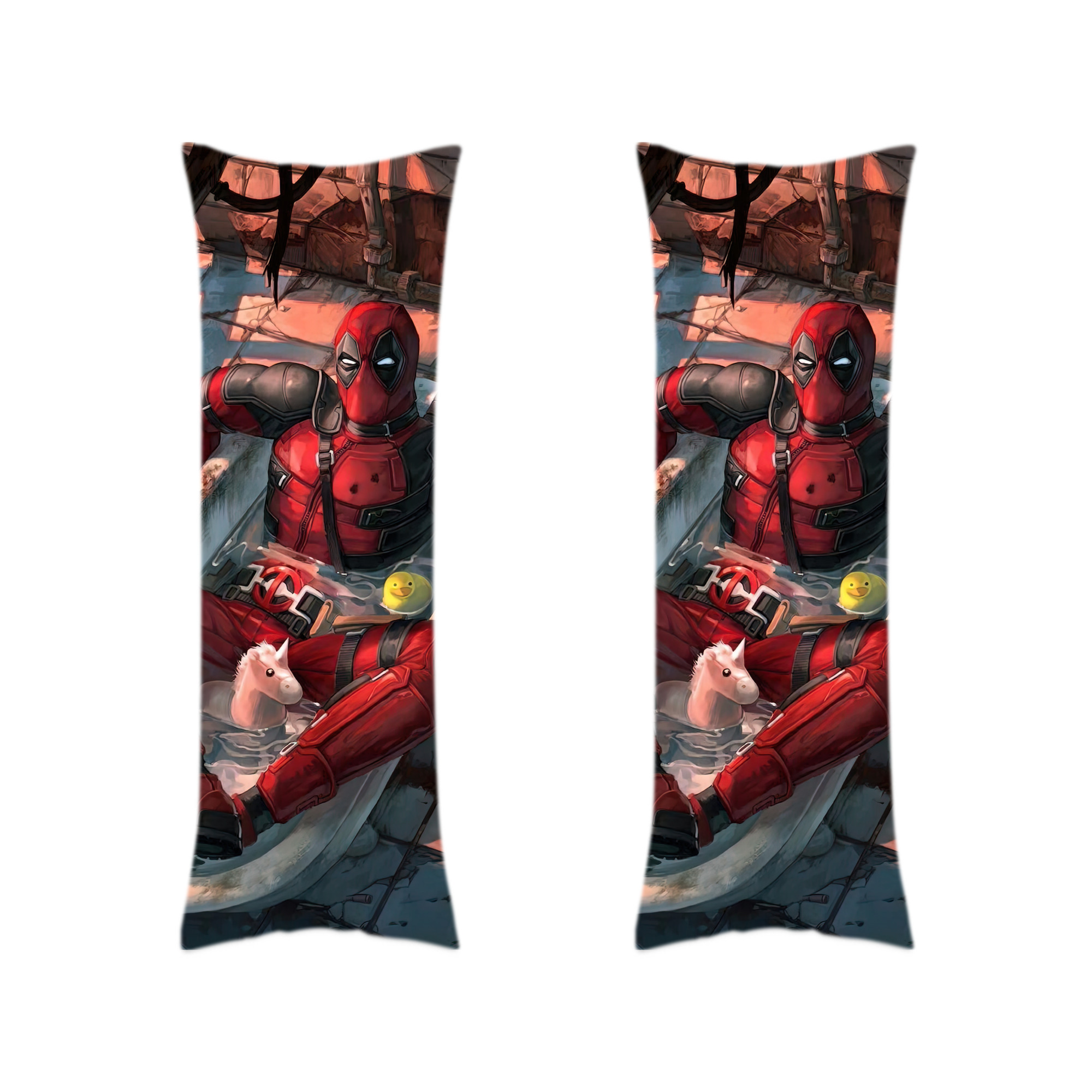 （画像用） Deadpool デッドプール ロング抱き枕カバー 両面プリントタイプ（サイズ選択可）