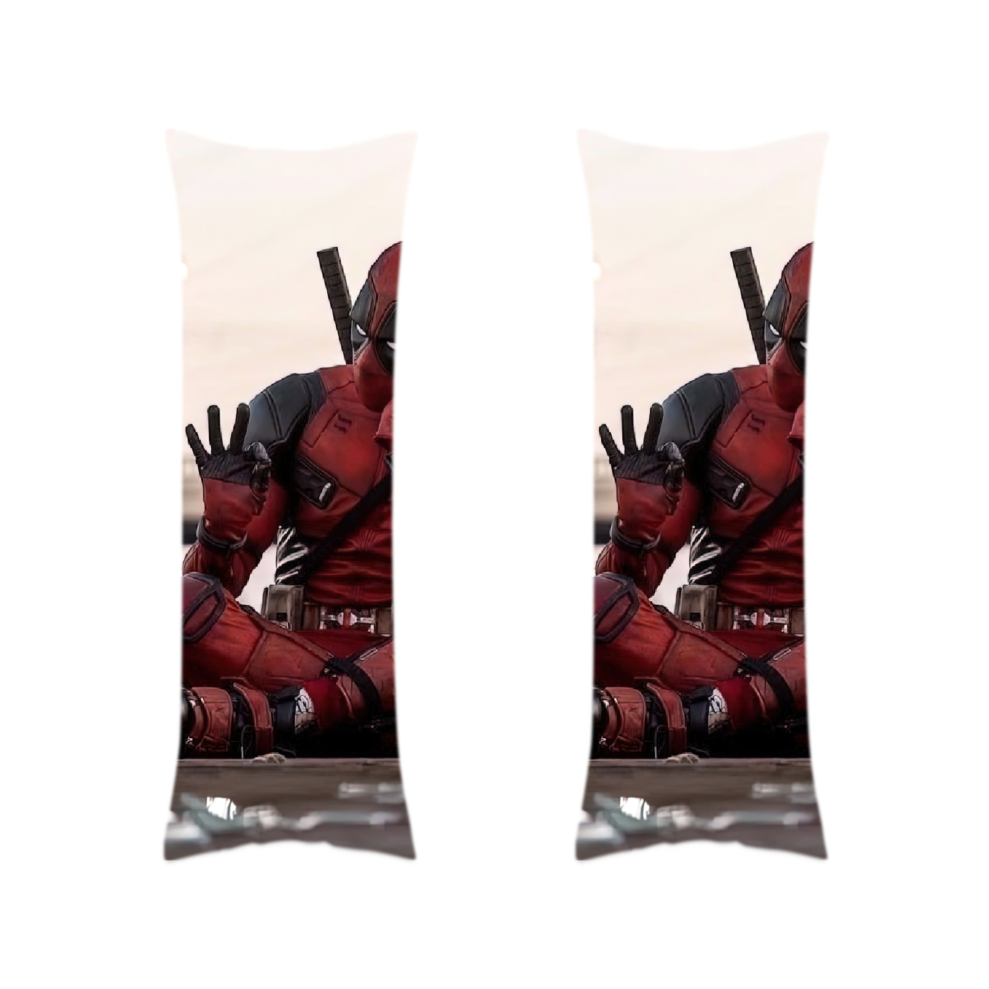 （画像用） Deadpool デッドプール ロング抱き枕カバー 両面プリントタイプ（サイズ選択可）