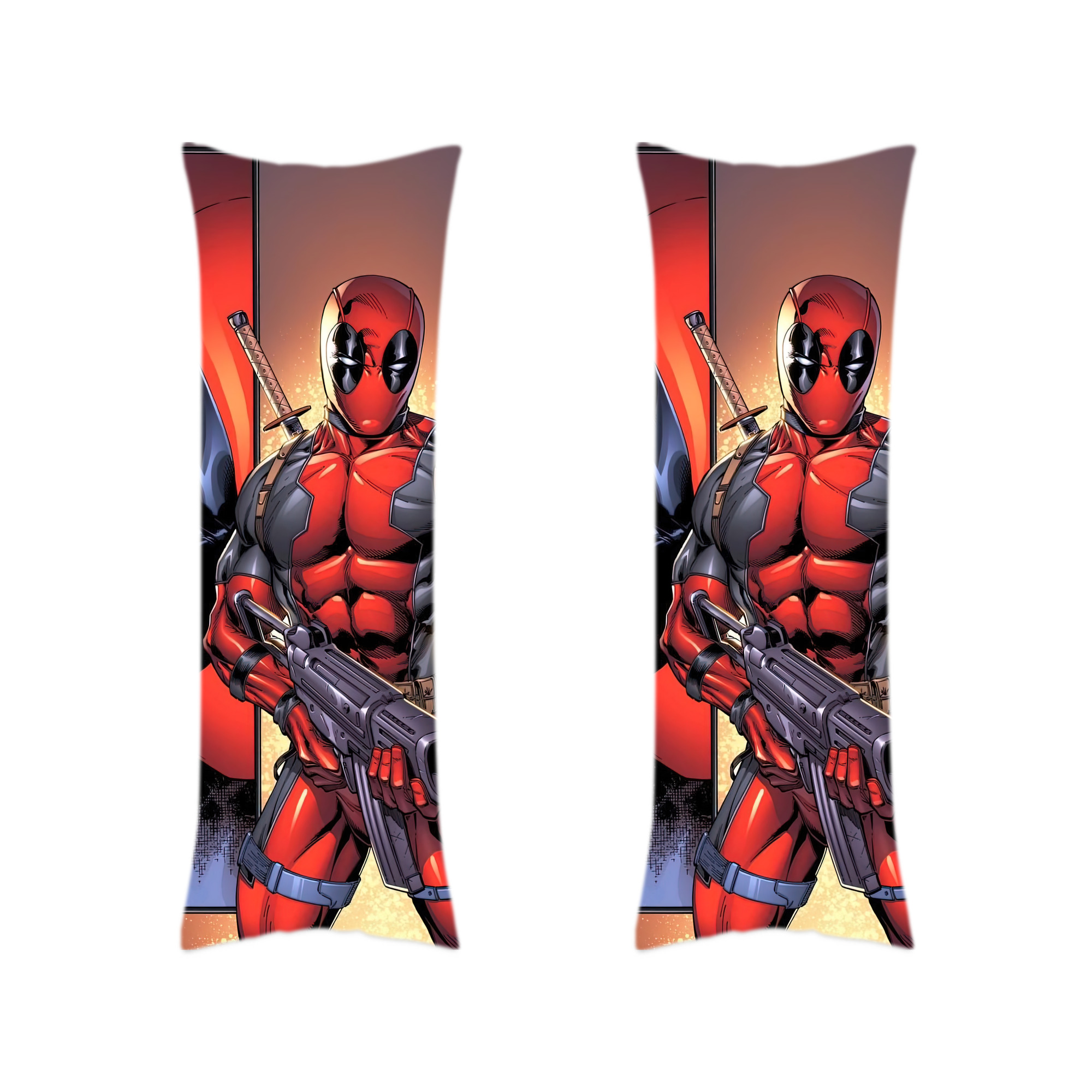 （画像用） Deadpool デッドプール ロング抱き枕カバー 両面プリントタイプ（サイズ選択可）
