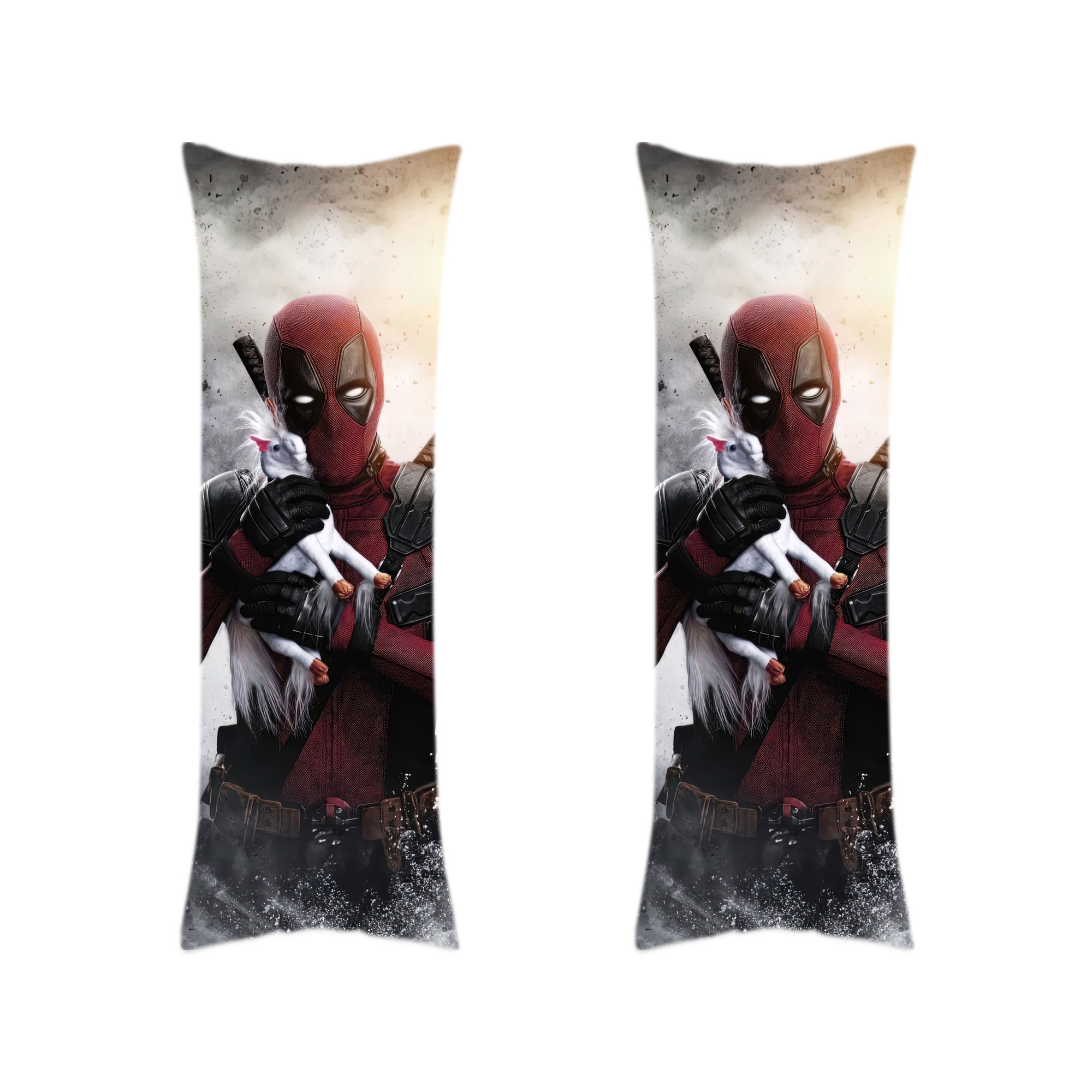 （画像用） Deadpool デッドプール ロング抱き枕カバー 両面プリントタイプ（サイズ選択可）