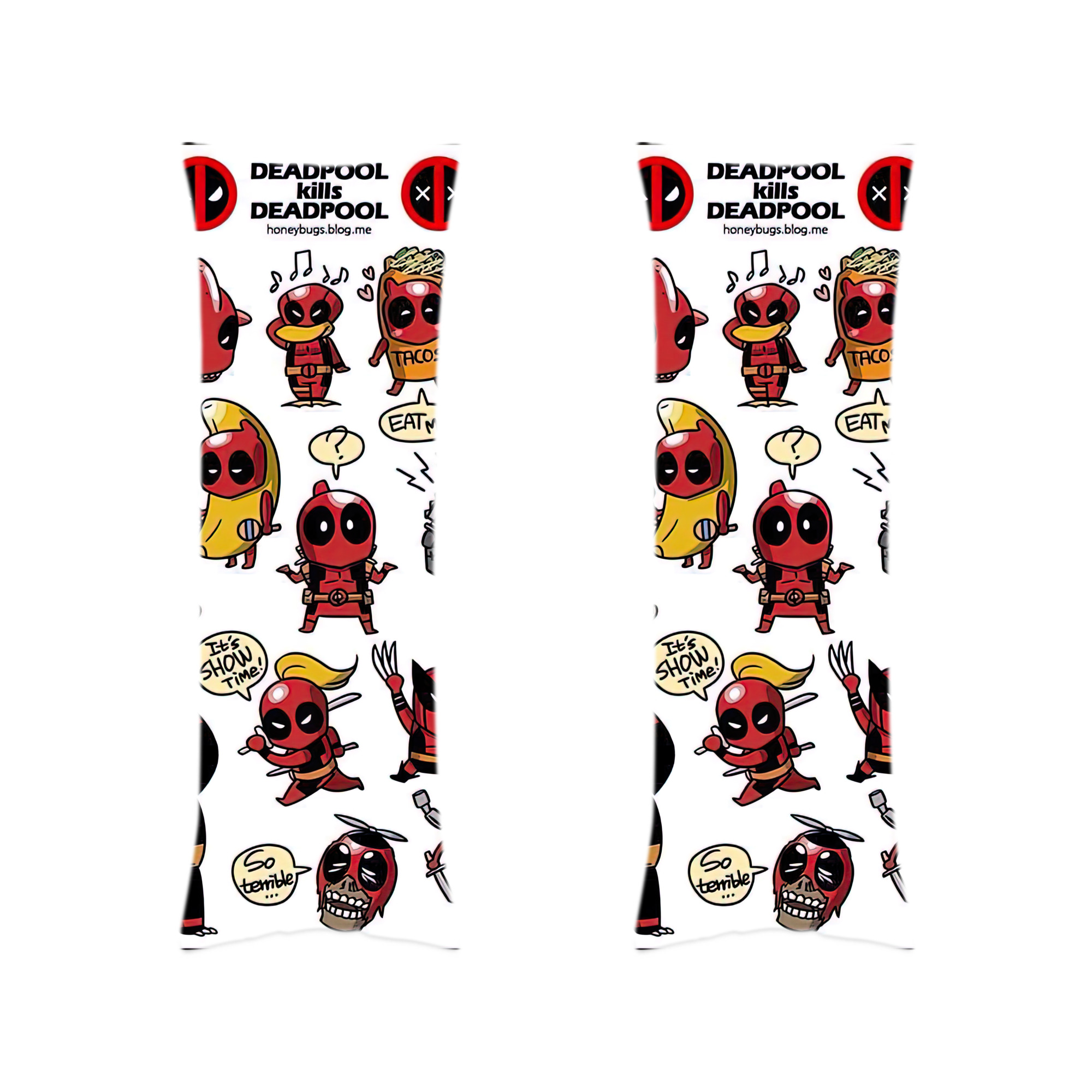 （画像用） Deadpool デッドプール ロング抱き枕カバー 両面プリントタイプ（サイズ選択可）