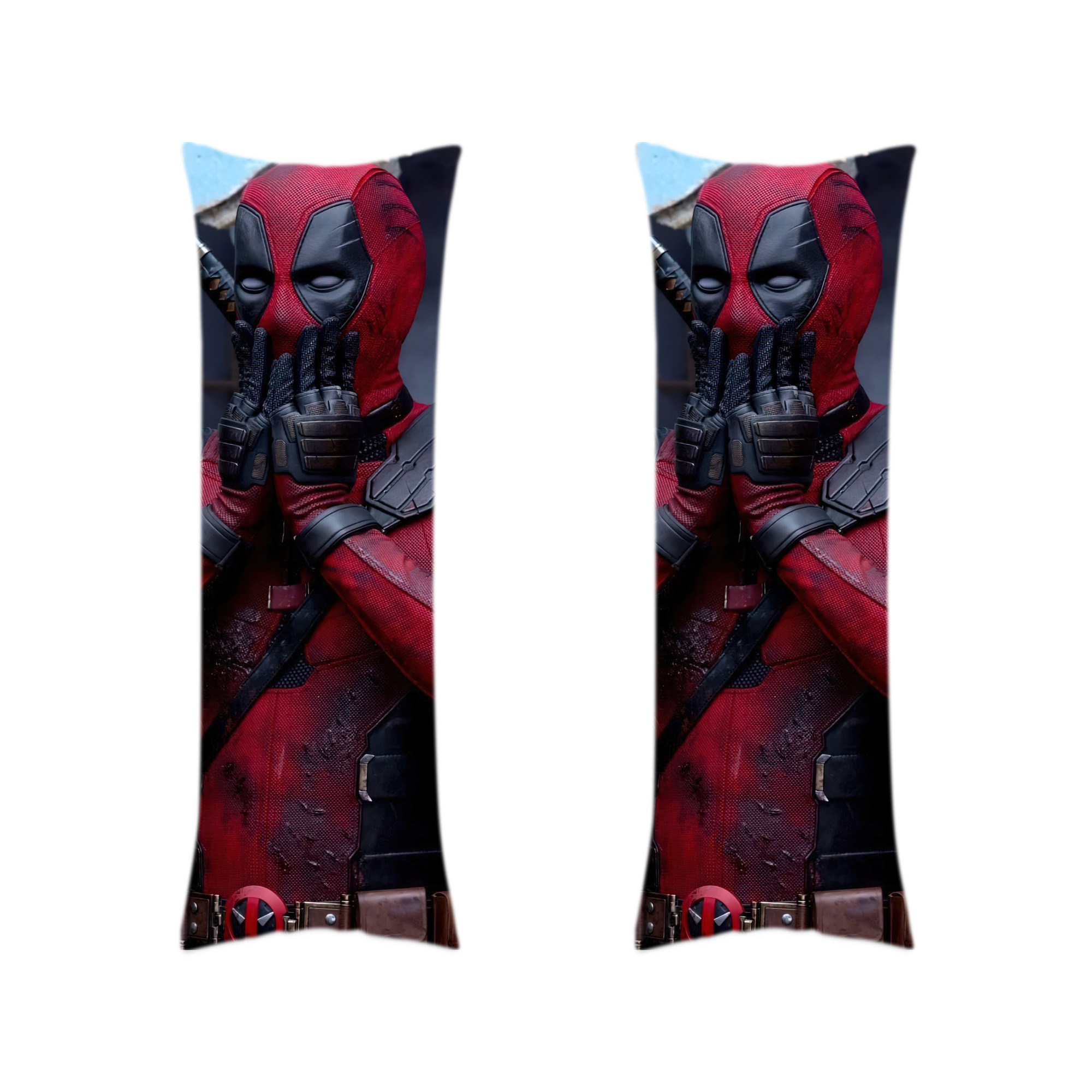 （画像用） Deadpool デッドプール ロング抱き枕カバー 両面プリントタイプ（サイズ選択可）