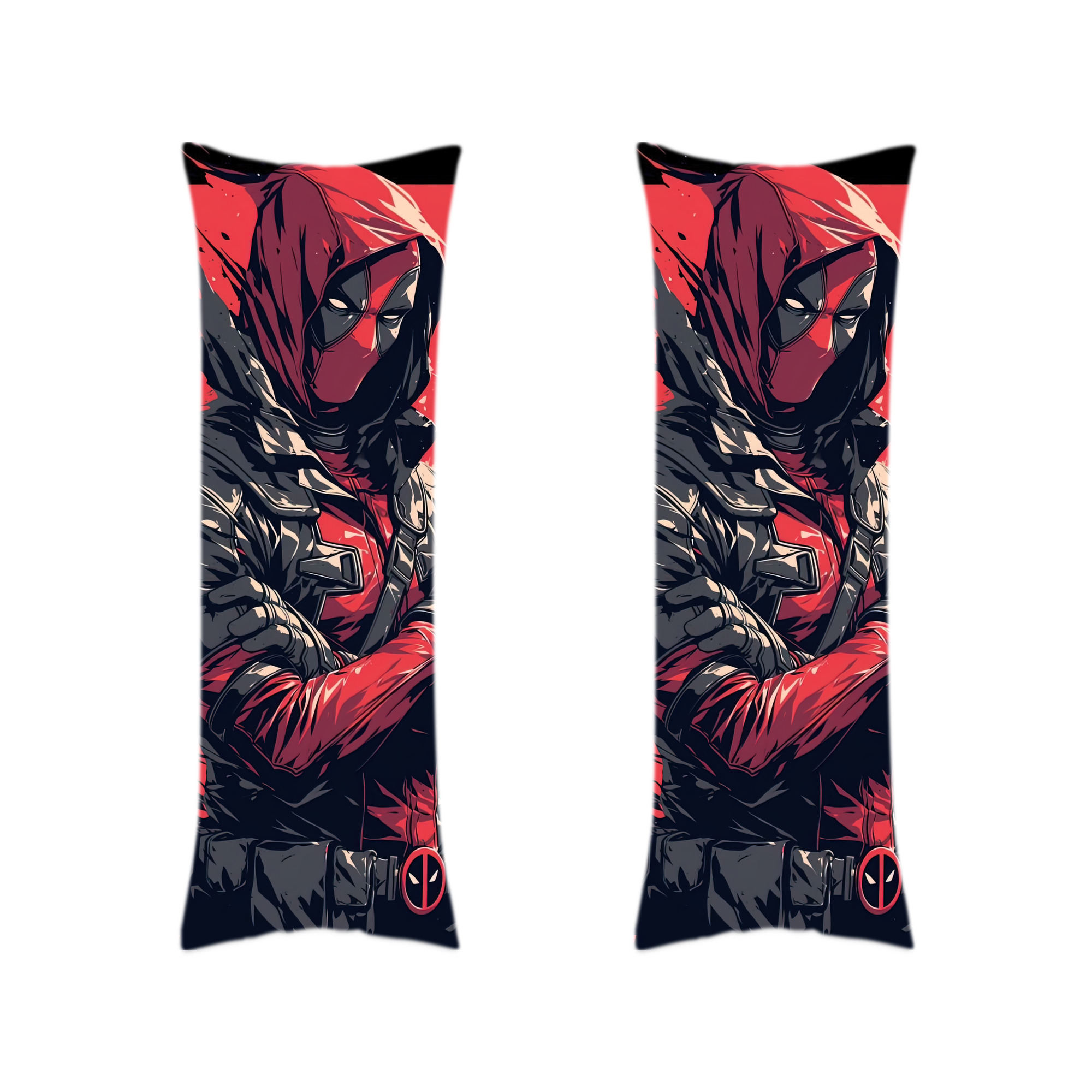 （画像用） Deadpool デッドプール ロング抱き枕カバー 両面プリントタイプ（サイズ選択可）