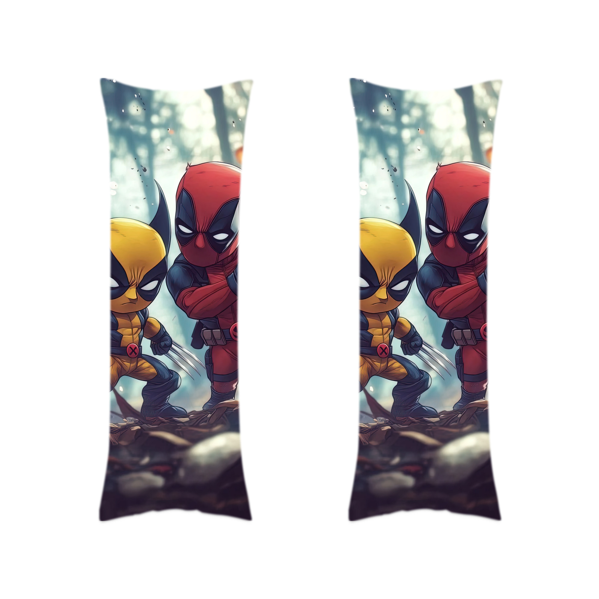 （画像用） Deadpool デッドプール ロング抱き枕カバー 両面プリントタイプ（サイズ選択可）