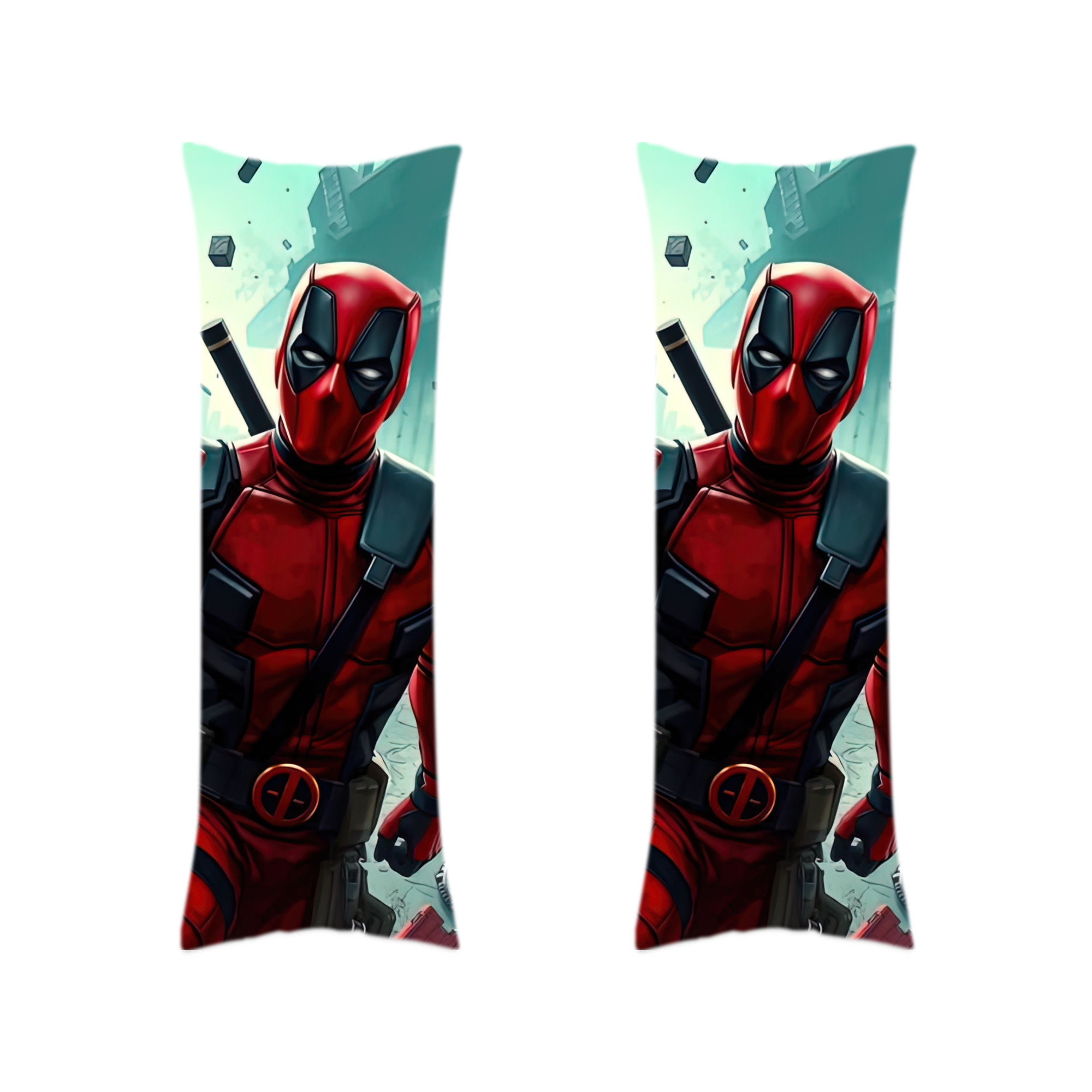 （画像用） Deadpool デッドプール ロング抱き枕カバー 両面プリントタイプ（サイズ選択可）