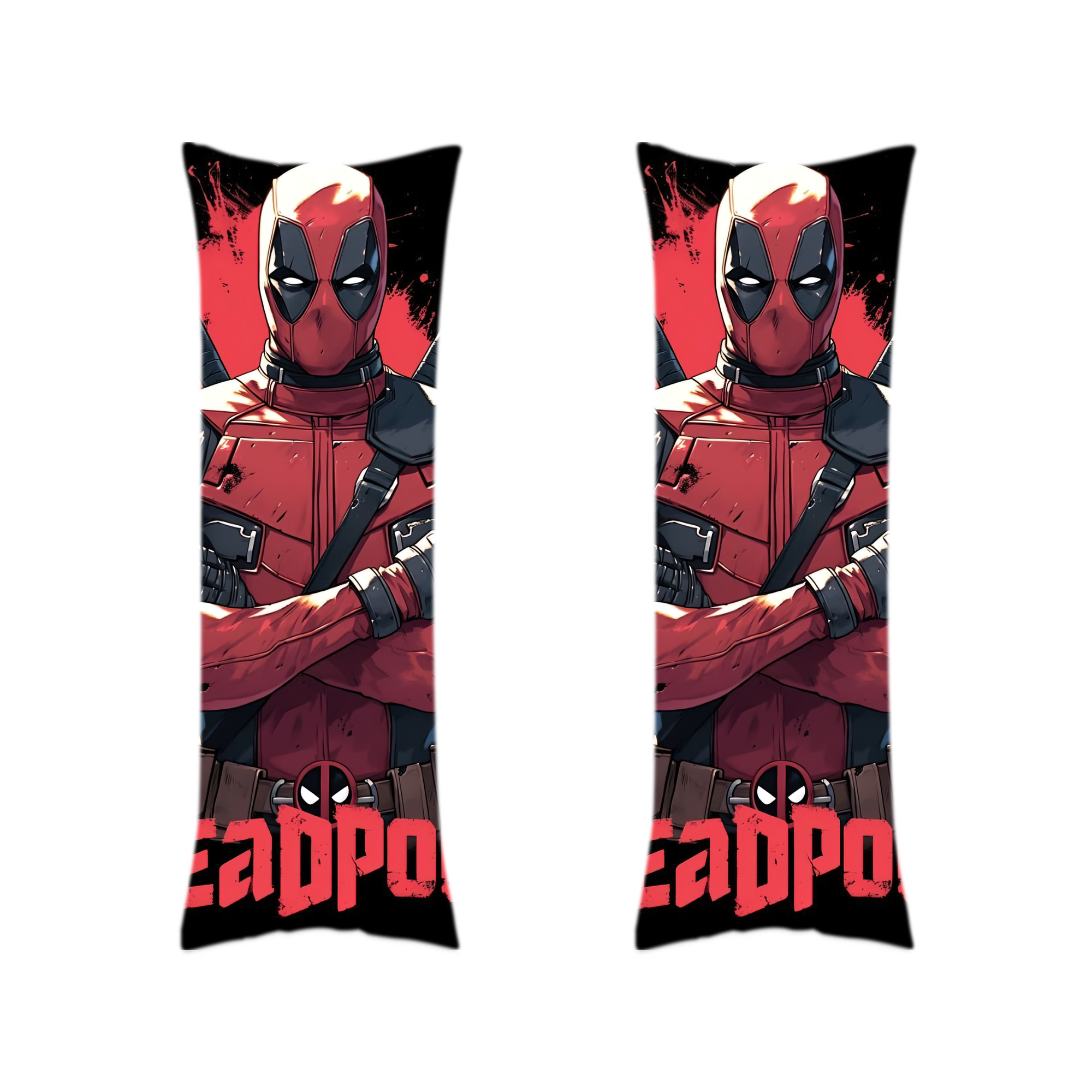 （画像用） Deadpool デッドプール ロング抱き枕カバー 両面プリントタイプ（サイズ選択可）