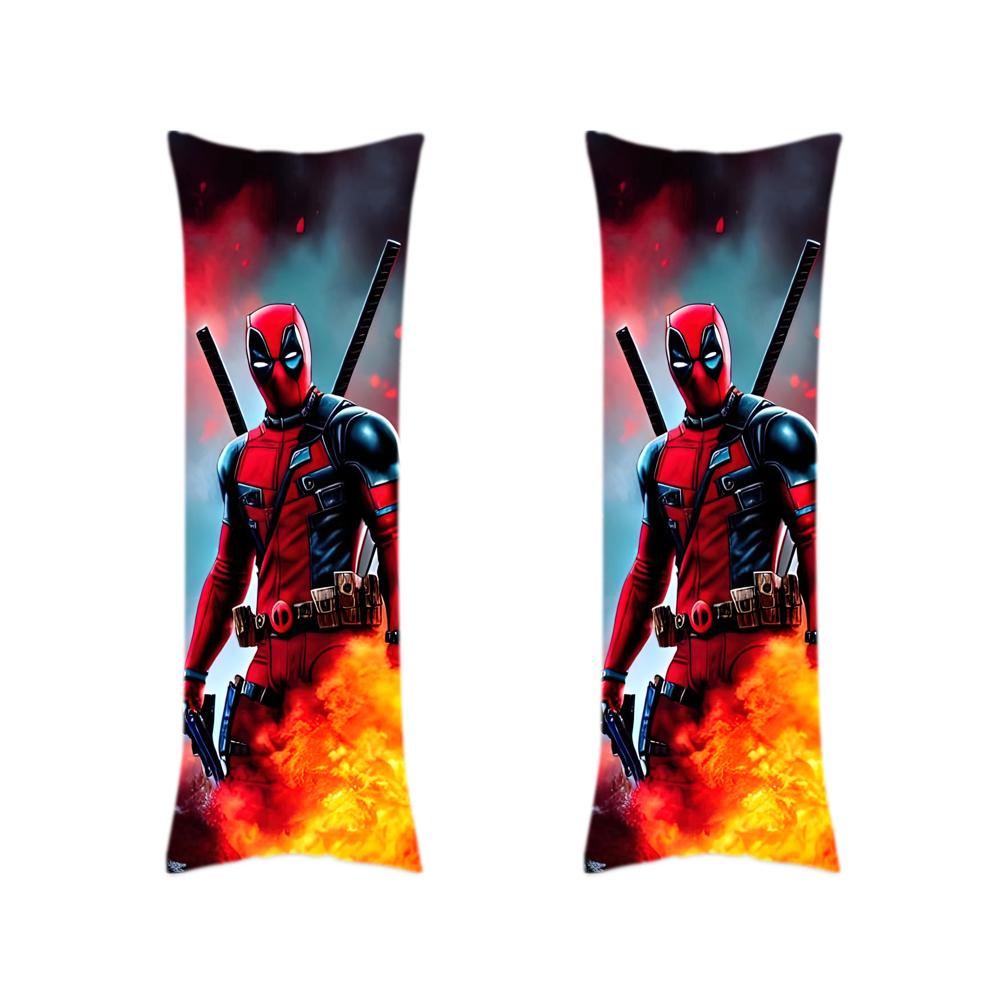 （画像用） Deadpool デッドプール ロング抱き枕カバー 両面プリントタイプ（サイズ選択可）