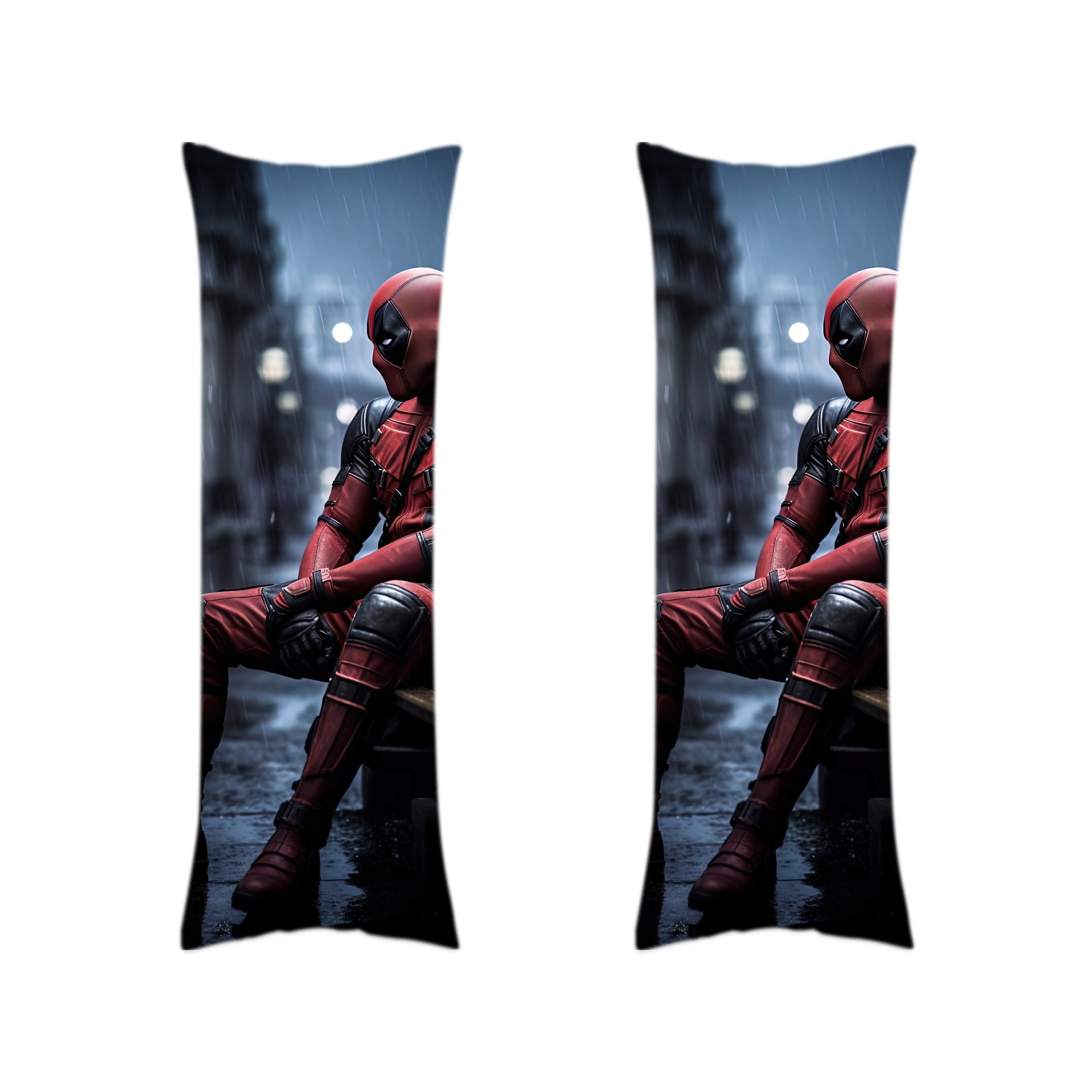（画像用） Deadpool デッドプール ロング抱き枕カバー 両面プリントタイプ（サイズ選択可）