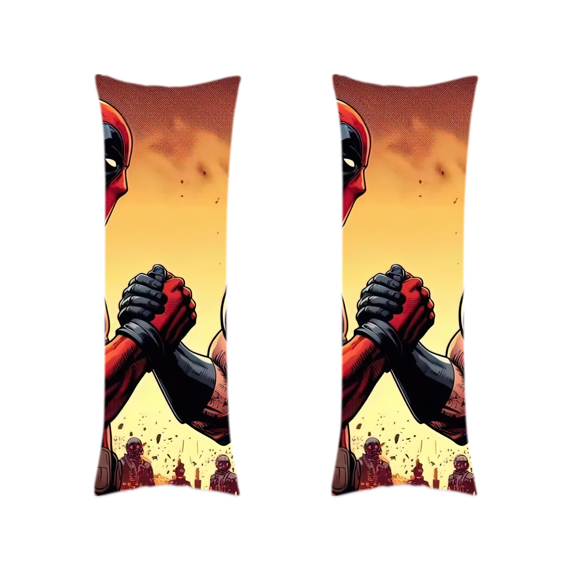 （画像用） Deadpool デッドプール ロング抱き枕カバー 両面プリントタイプ（サイズ選択可）