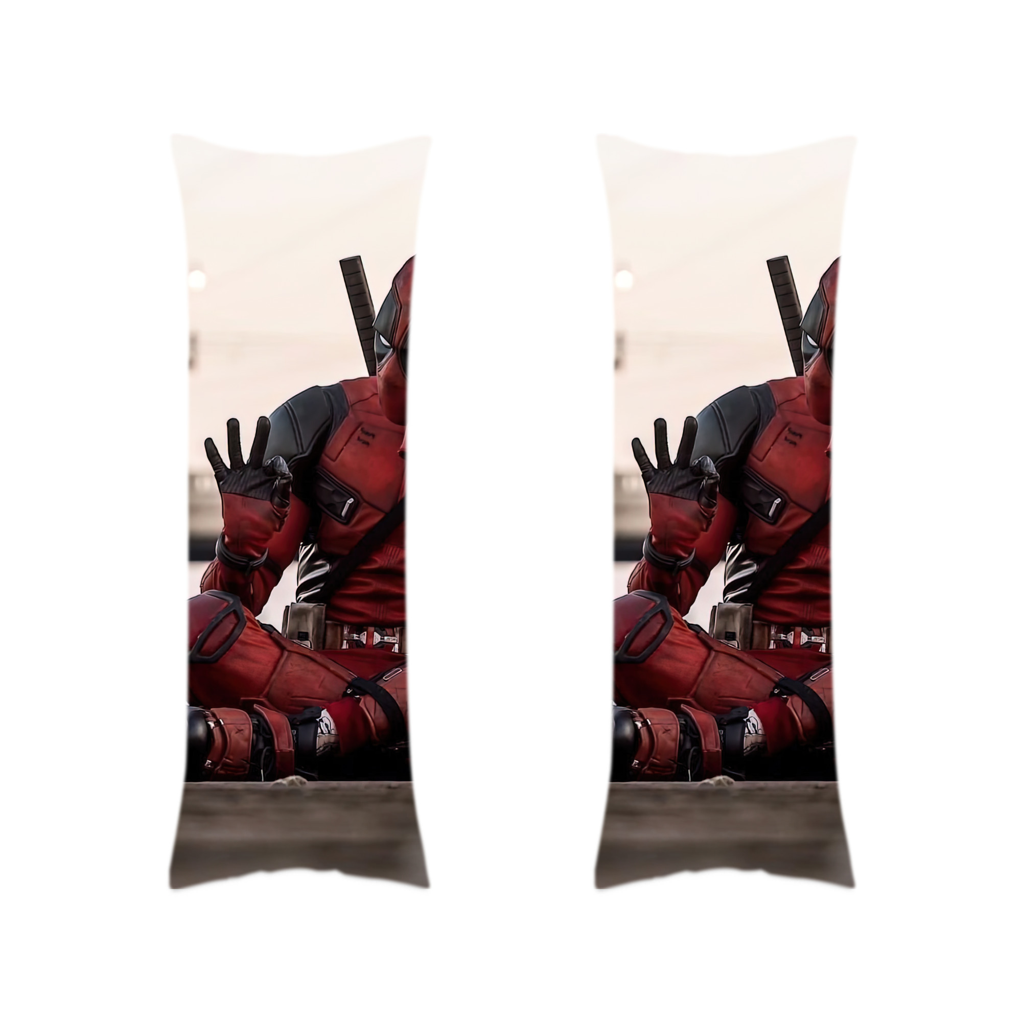 （画像用） Deadpool デッドプール ロング抱き枕カバー 両面プリントタイプ（サイズ選択可）