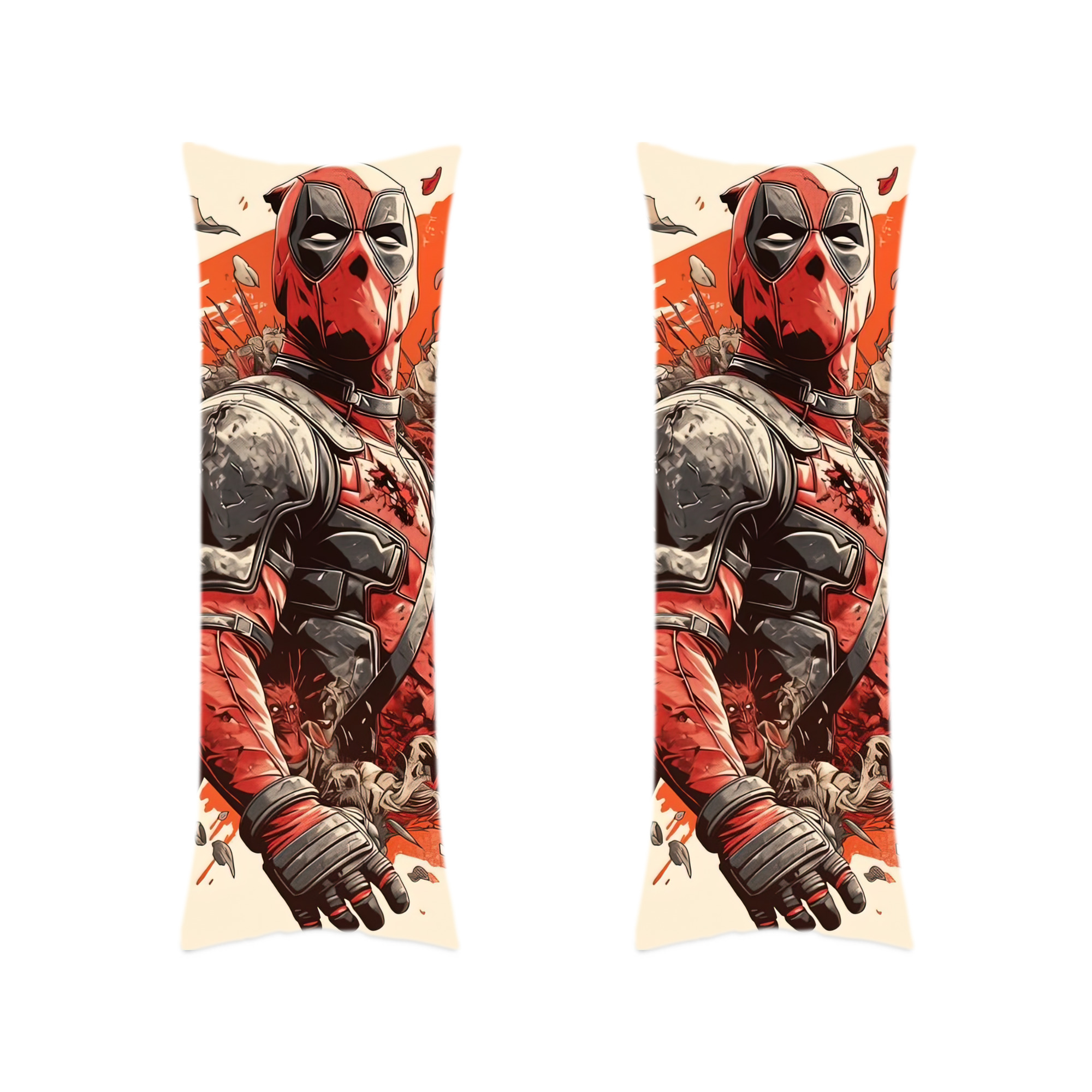 （画像用） Deadpool デッドプール ロング抱き枕カバー 両面プリントタイプ（サイズ選択可）