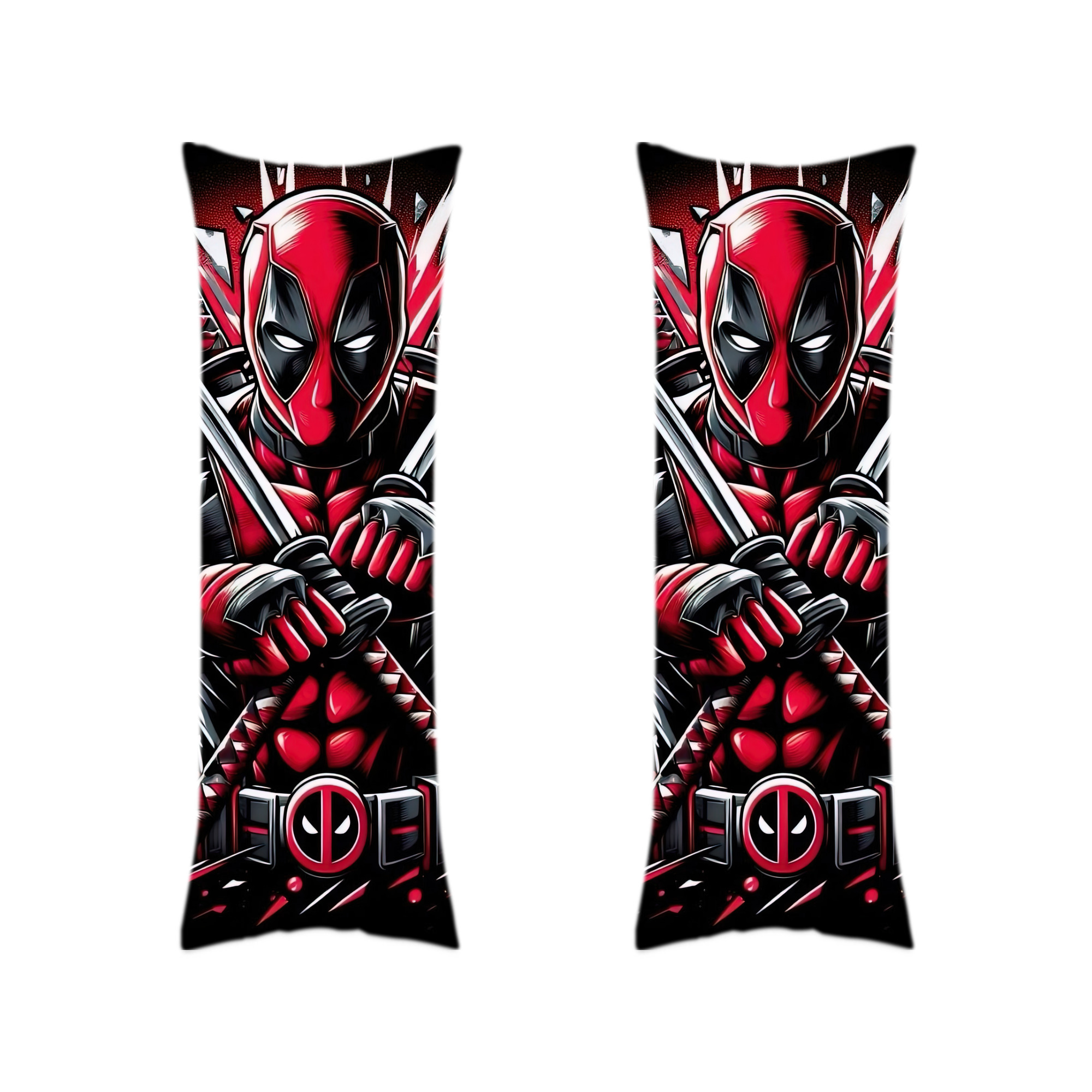 （画像用） Deadpool デッドプール ロング抱き枕カバー 両面プリントタイプ（サイズ選択可）