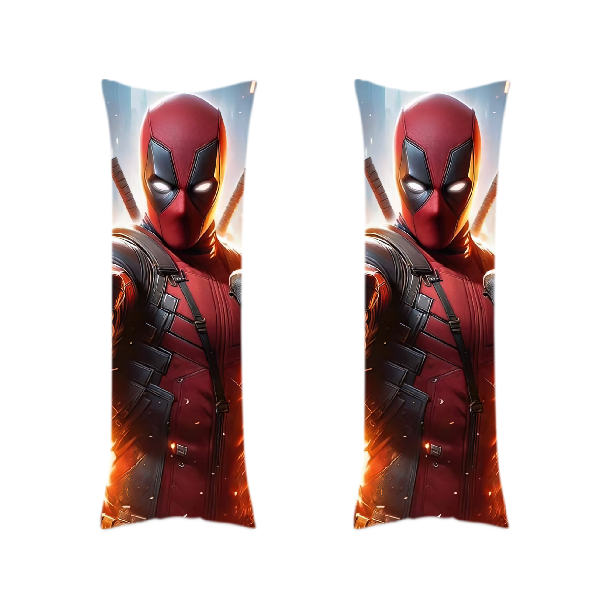 （画像用） Deadpool デッドプール ロング抱き枕カバー 両面プリントタイプ（サイズ選択可）
