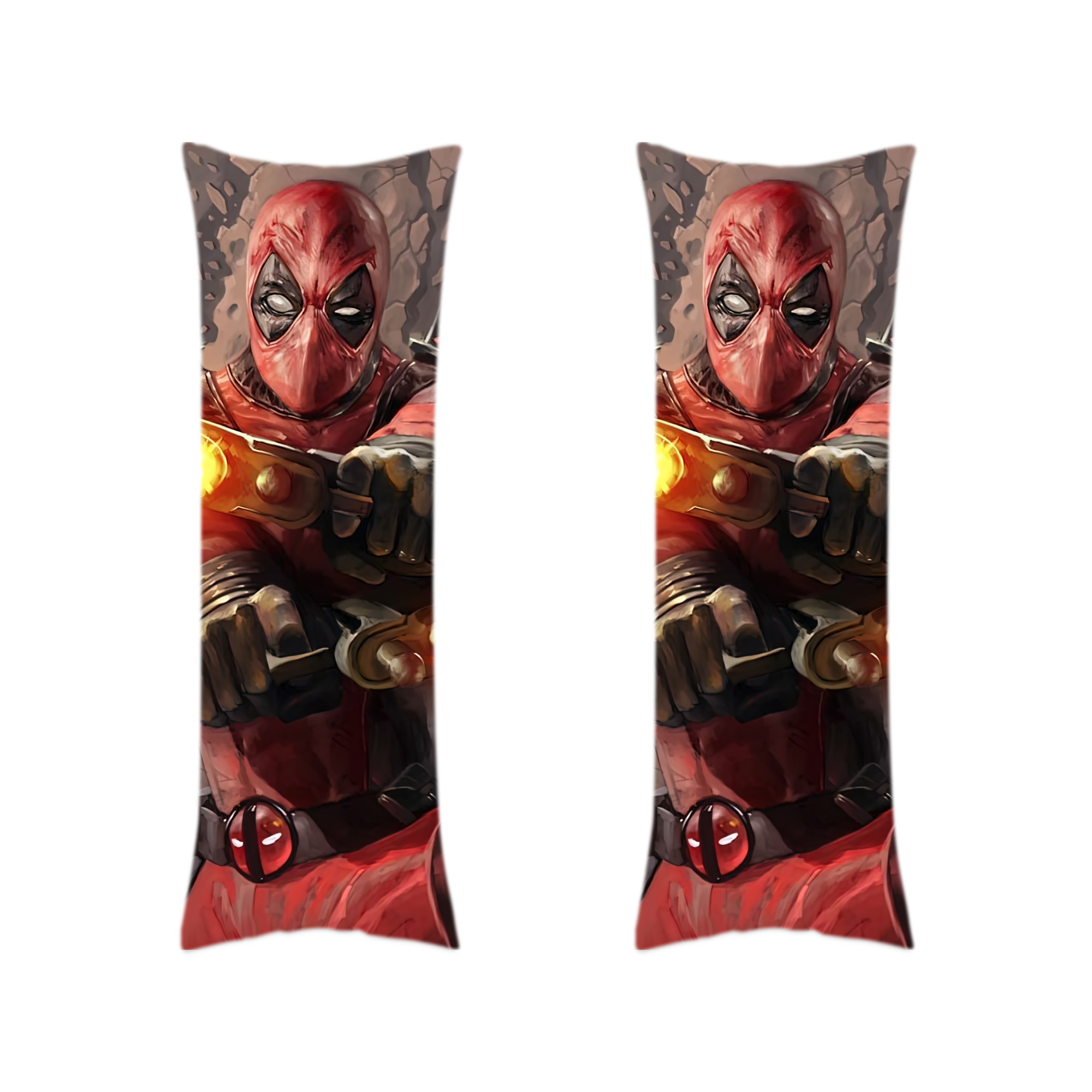 （画像用） Deadpool デッドプール ロング抱き枕カバー 両面プリントタイプ（サイズ選択可）