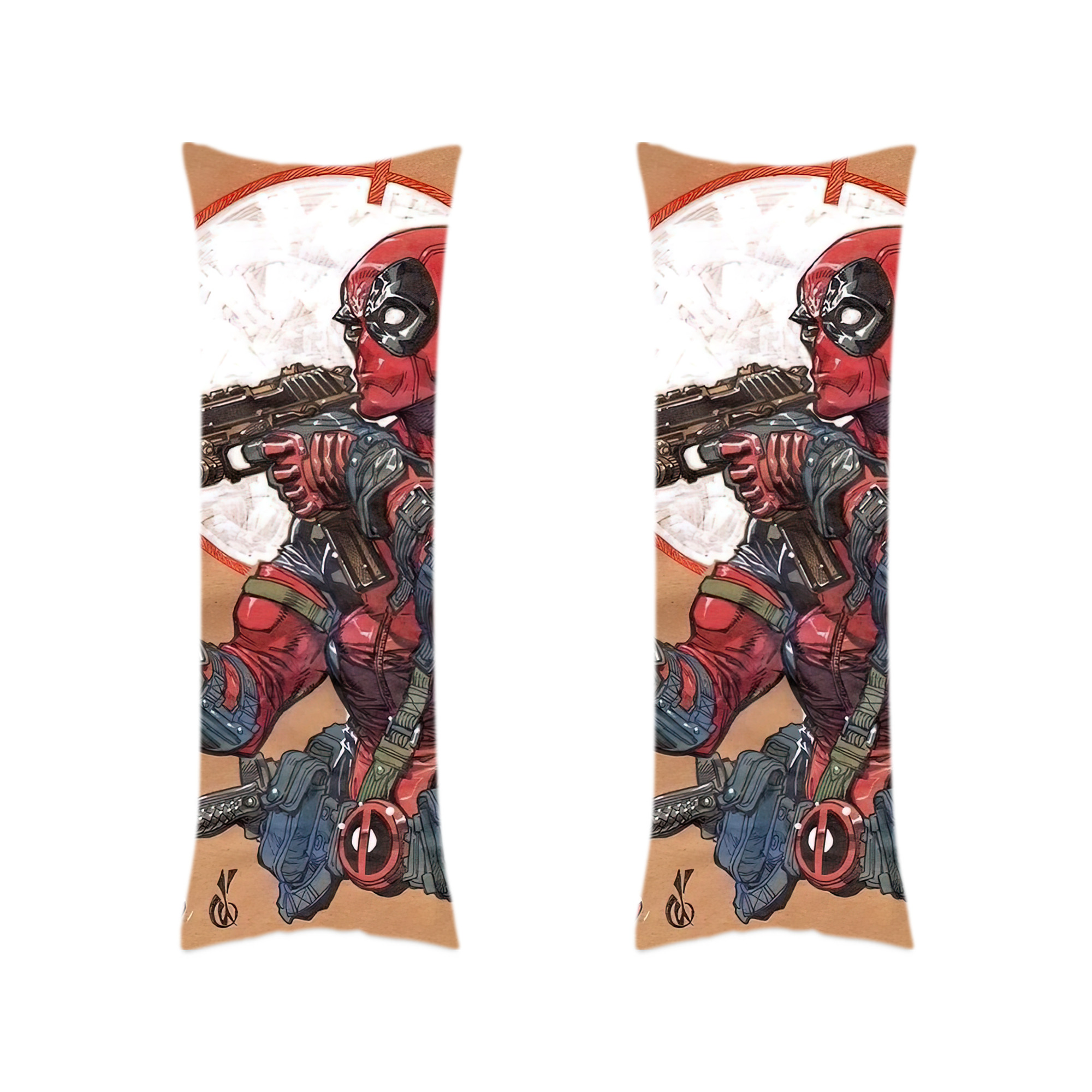 （画像用） Deadpool デッドプール ロング抱き枕カバー 両面プリントタイプ（サイズ選択可）