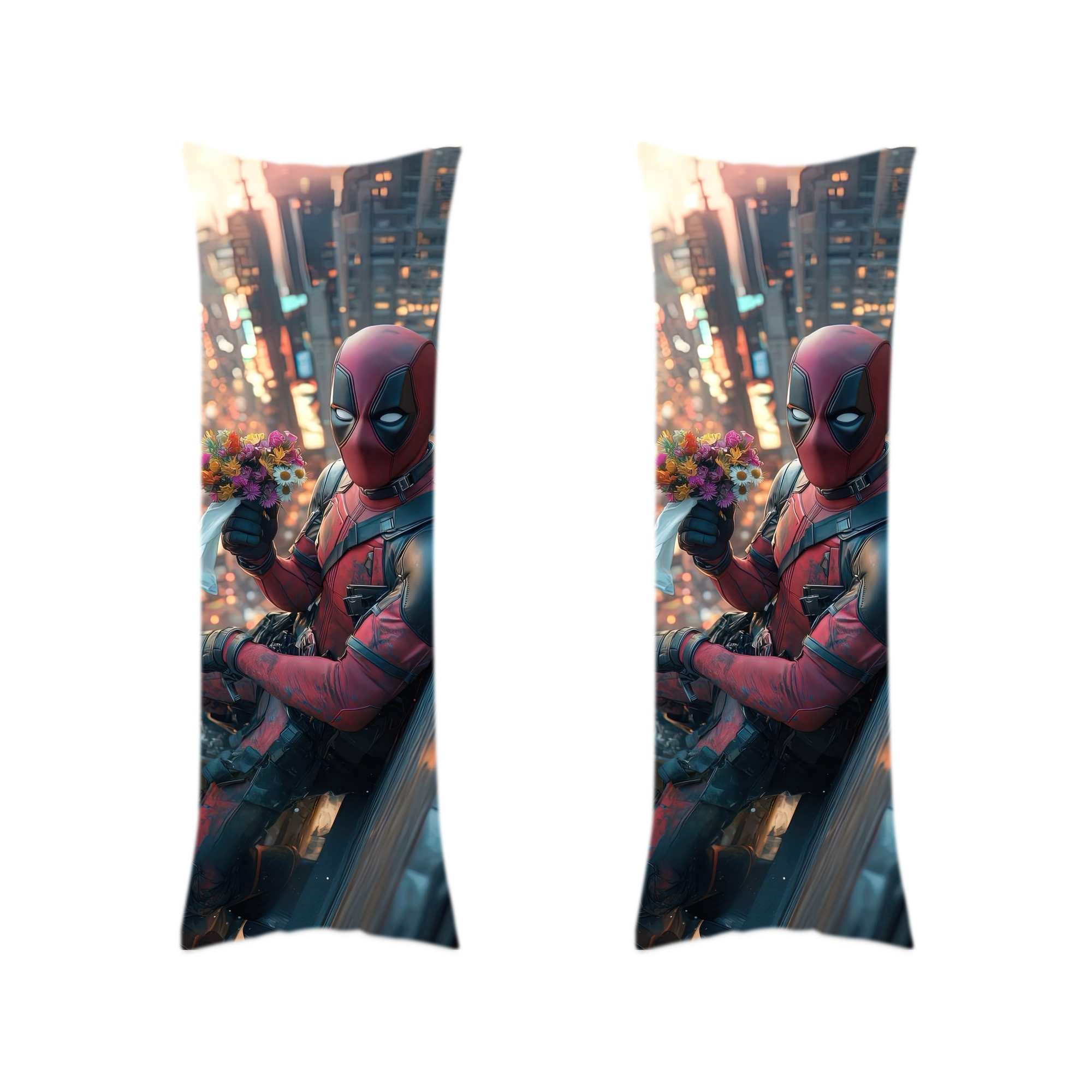 （画像用） Deadpool デッドプール ロング抱き枕カバー 両面プリントタイプ（サイズ選択可）