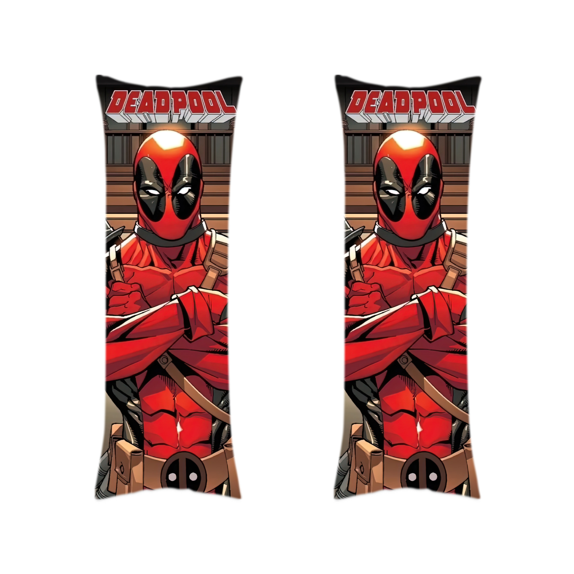 （画像用） Deadpool デッドプール ロング抱き枕カバー 両面プリントタイプ（サイズ選択可）