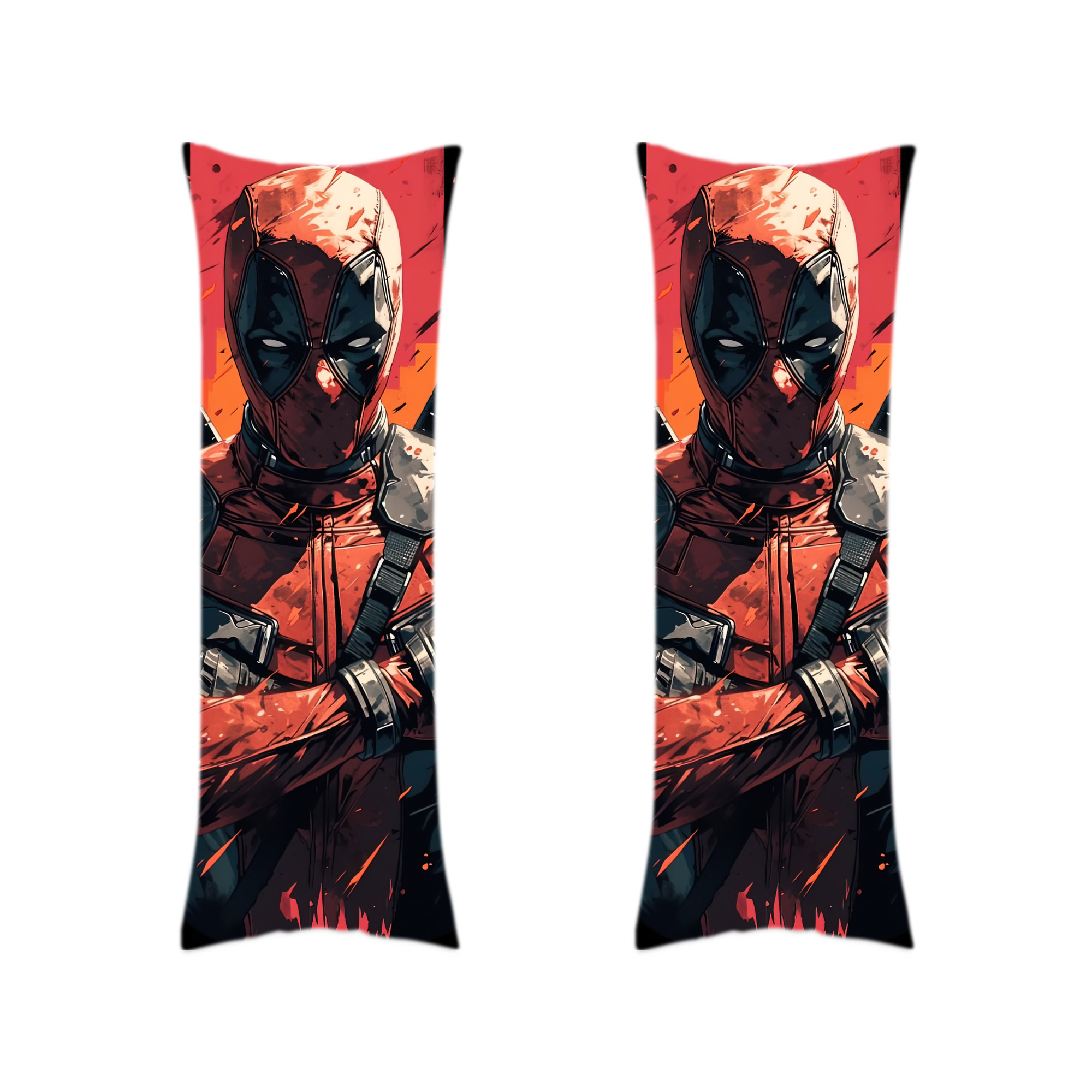 （画像用） Deadpool デッドプール ロング抱き枕カバー 両面プリントタイプ（サイズ選択可）