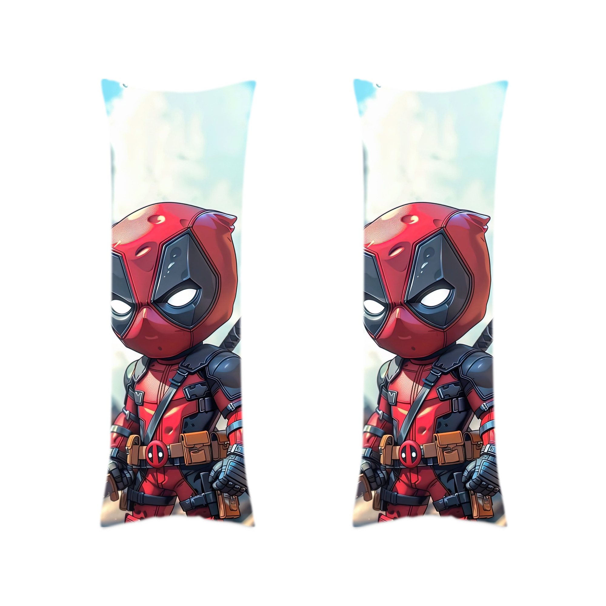 （画像用） Deadpool デッドプール ロング抱き枕カバー 両面プリントタイプ（サイズ選択可）