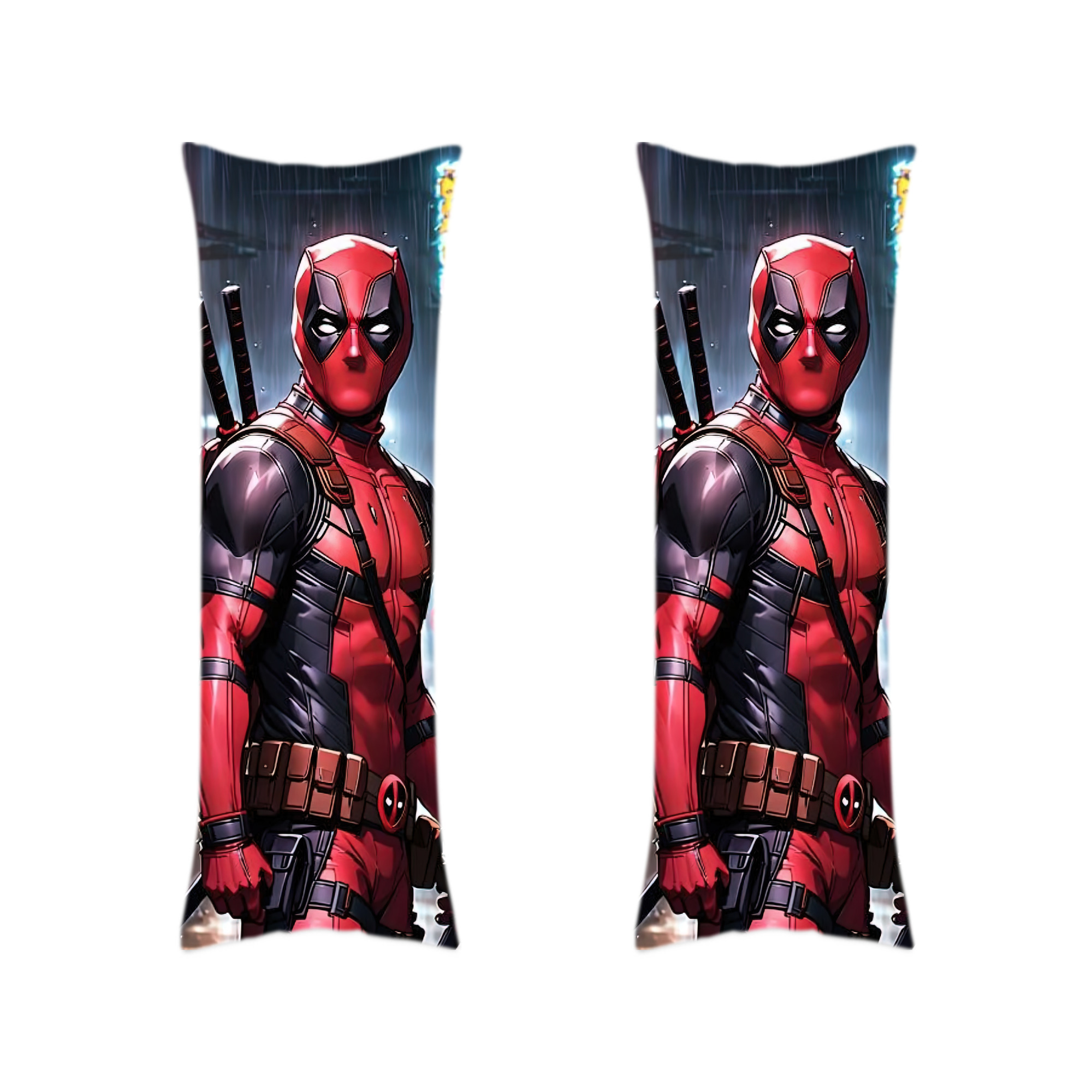（画像用） Deadpool デッドプール ロング抱き枕カバー 両面プリントタイプ（サイズ選択可）