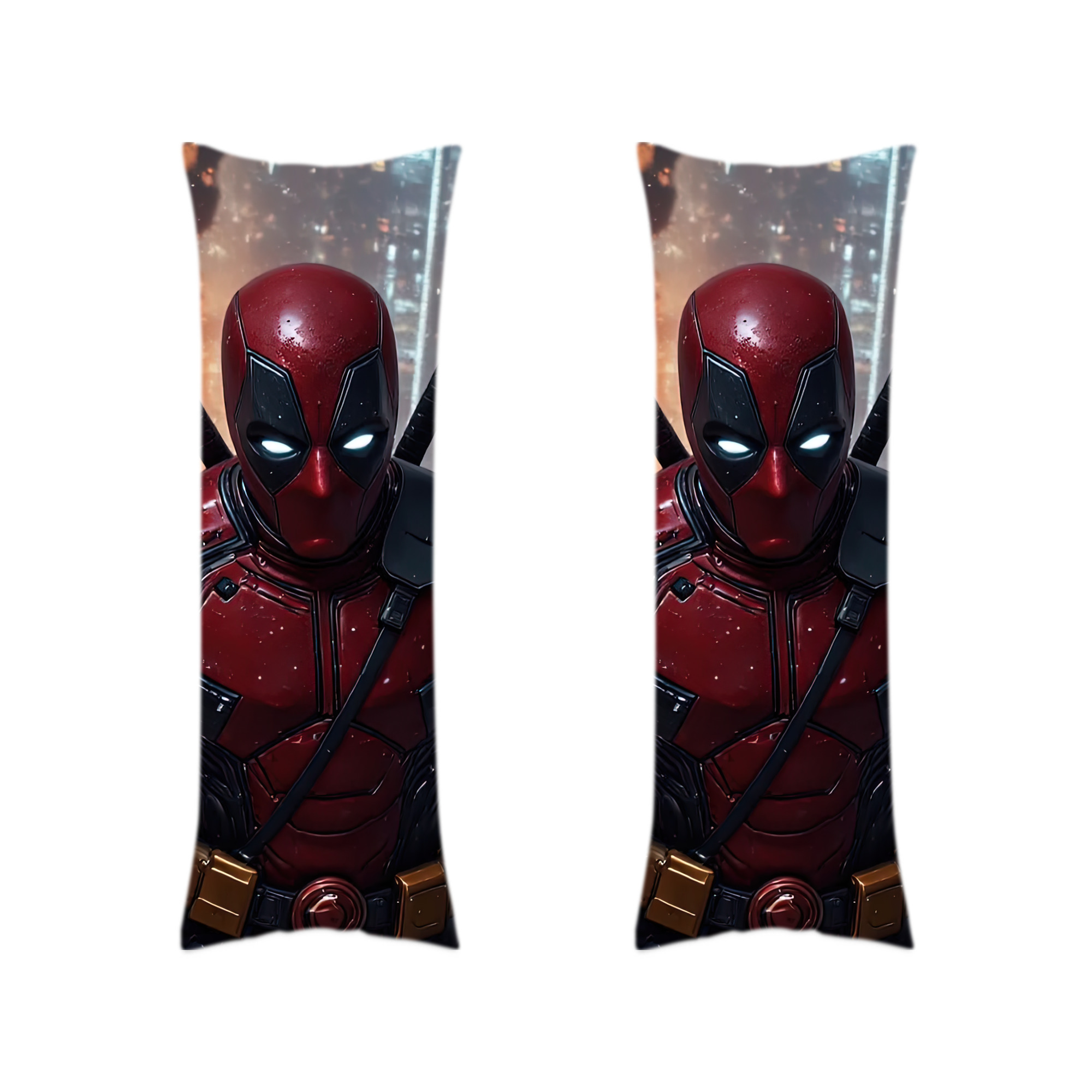 （画像用） Deadpool デッドプール ロング抱き枕カバー 両面プリントタイプ（サイズ選択可）