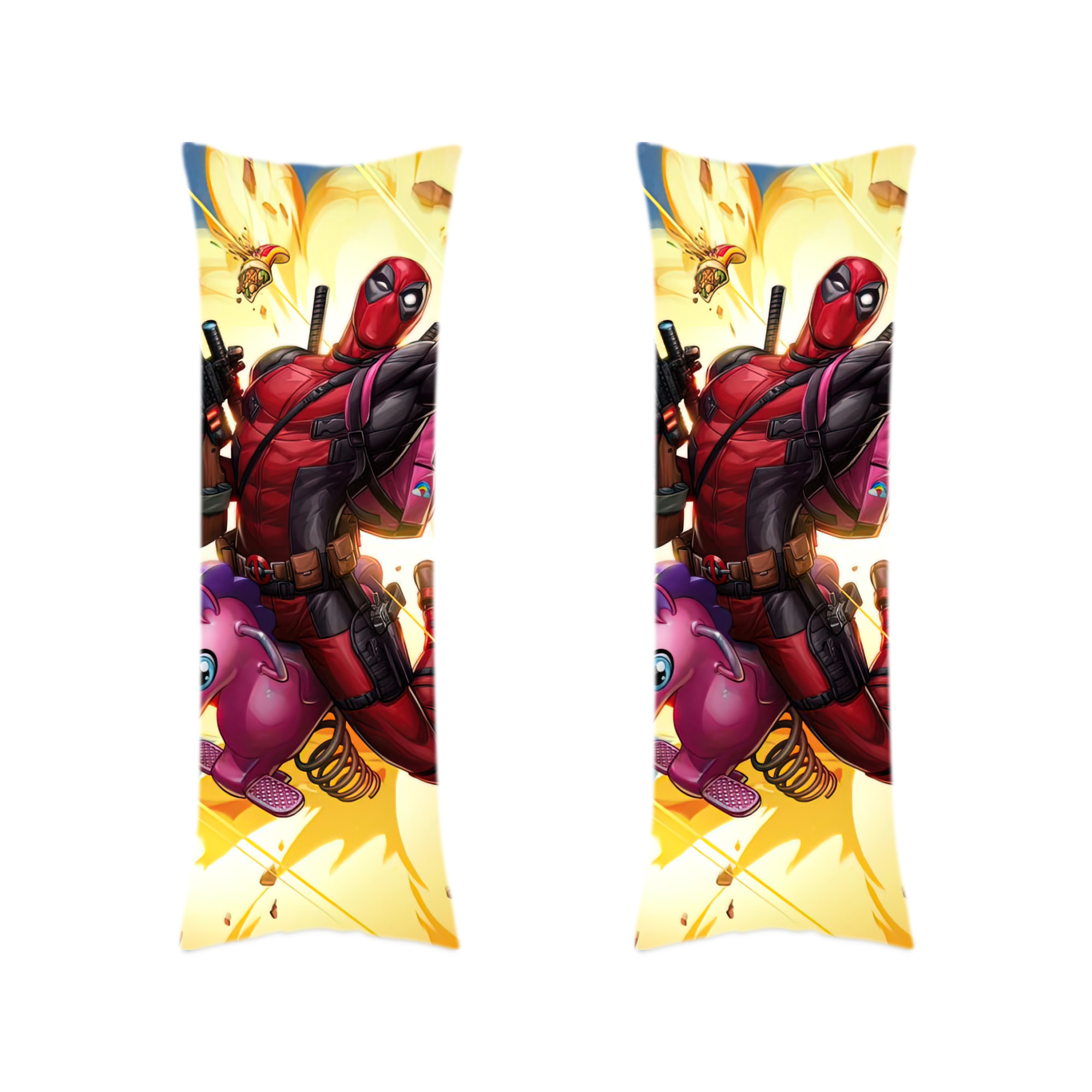 （画像用） Deadpool デッドプール ロング抱き枕カバー 両面プリントタイプ（サイズ選択可）