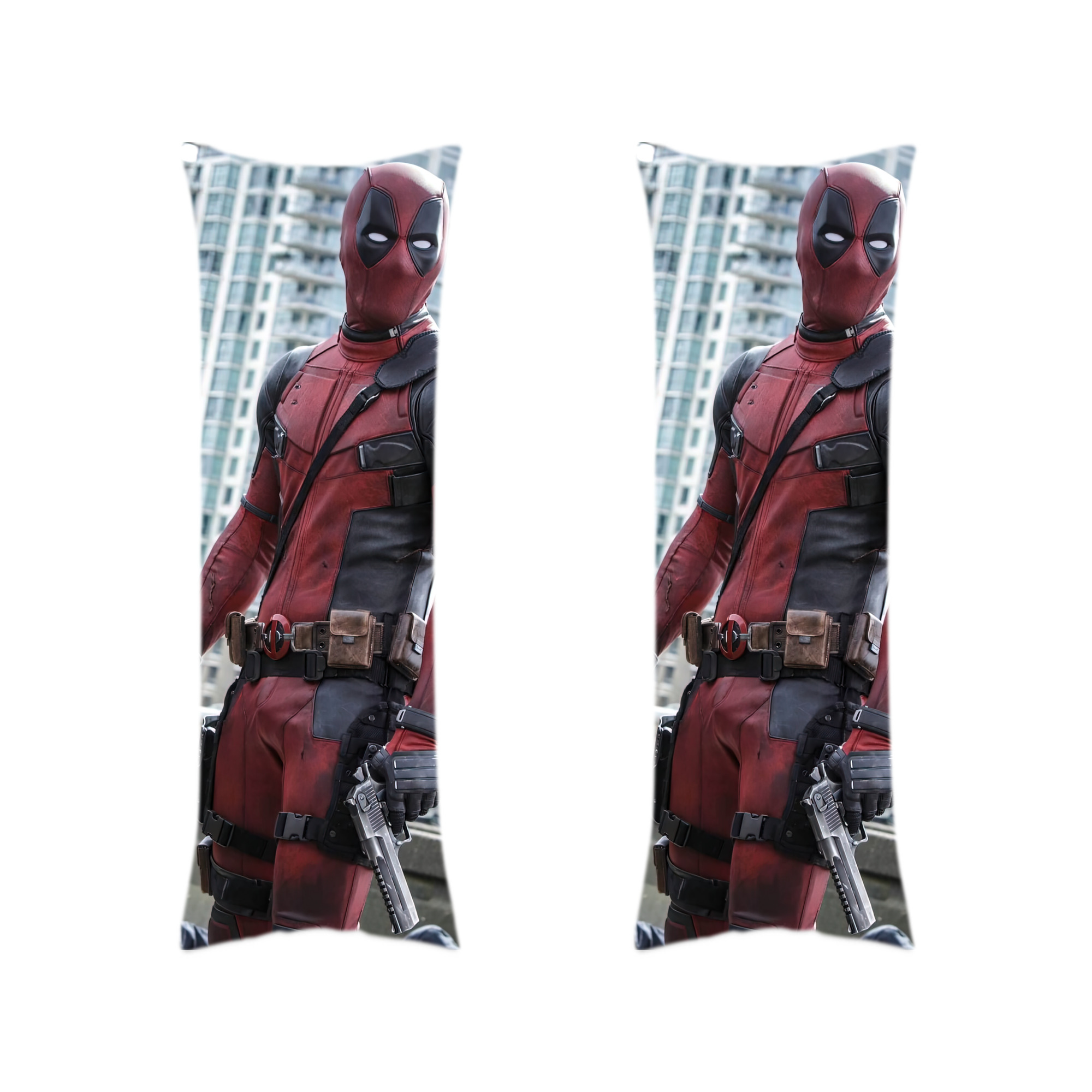 （画像用） Deadpool デッドプール ロング抱き枕カバー 両面プリントタイプ（サイズ選択可）
