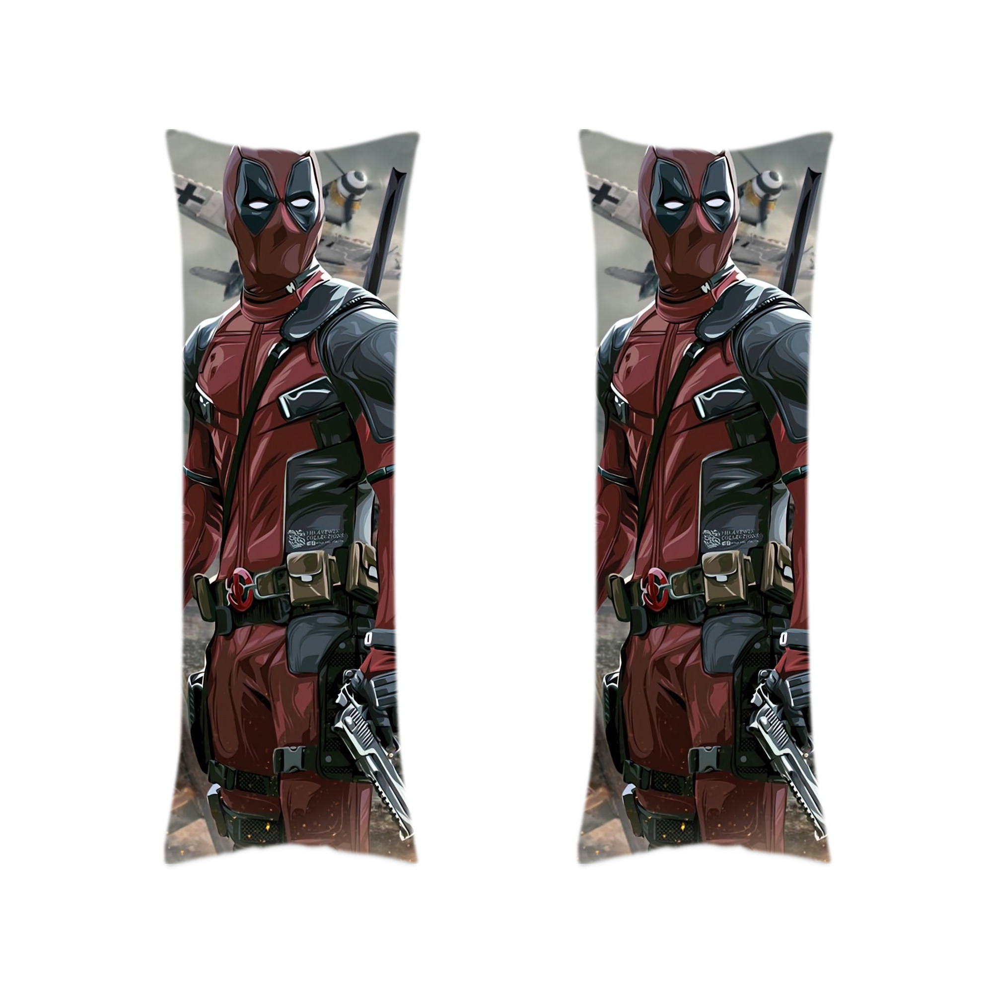 （画像用） Deadpool デッドプール ロング抱き枕カバー 両面プリントタイプ（サイズ選択可）