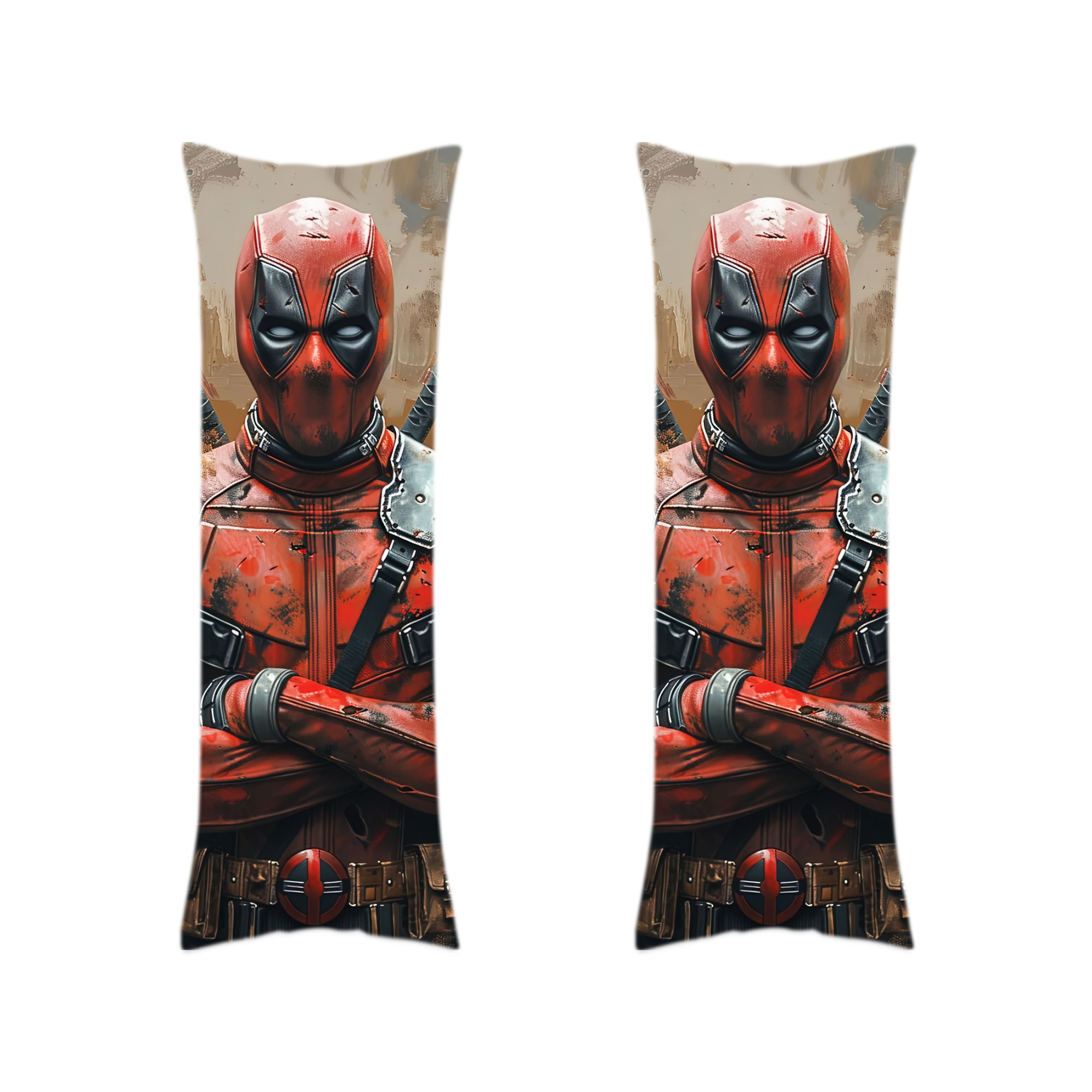 （画像用） Deadpool デッドプール ロング抱き枕カバー 両面プリントタイプ（サイズ選択可）