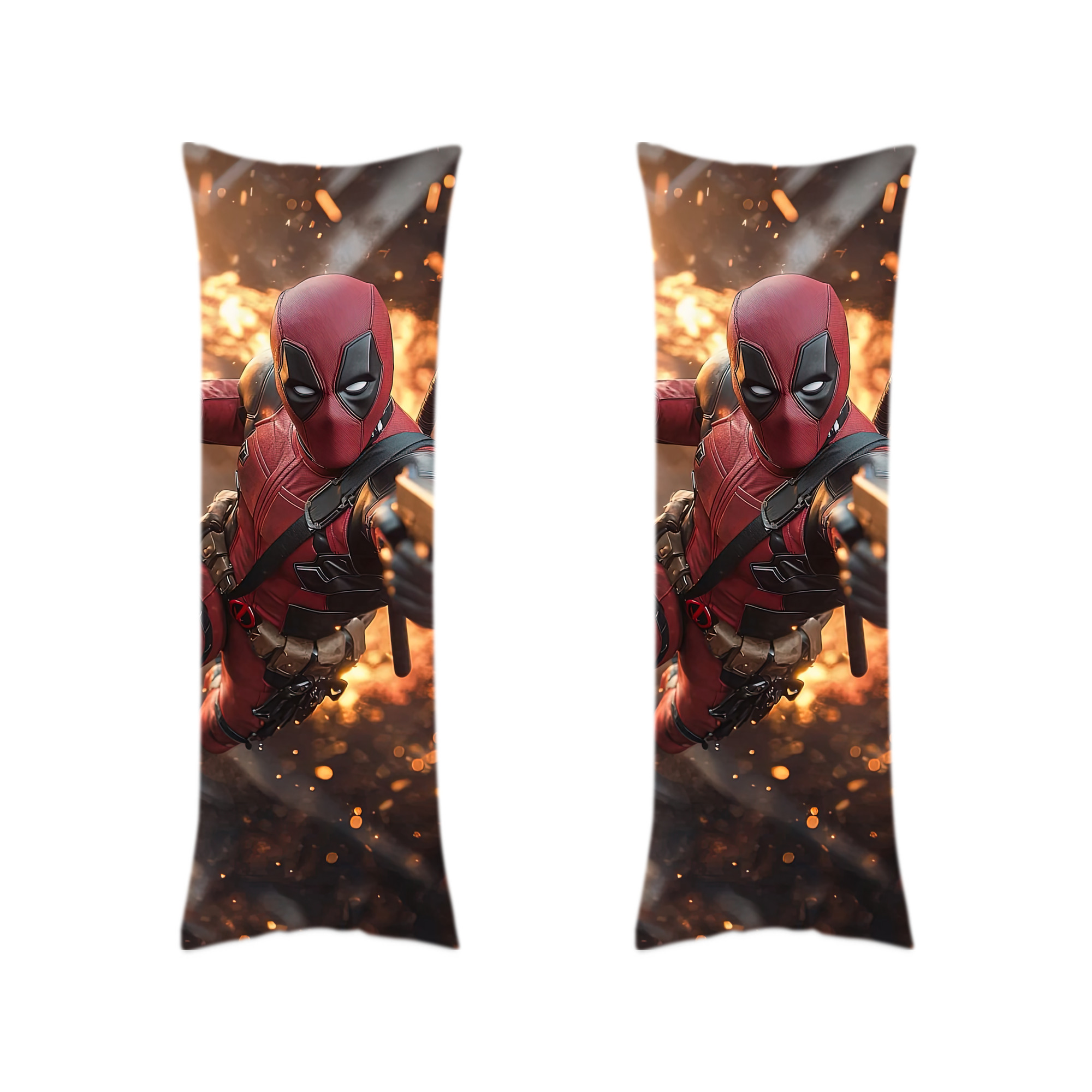 （画像用） Deadpool デッドプール ロング抱き枕カバー 両面プリントタイプ（サイズ選択可）