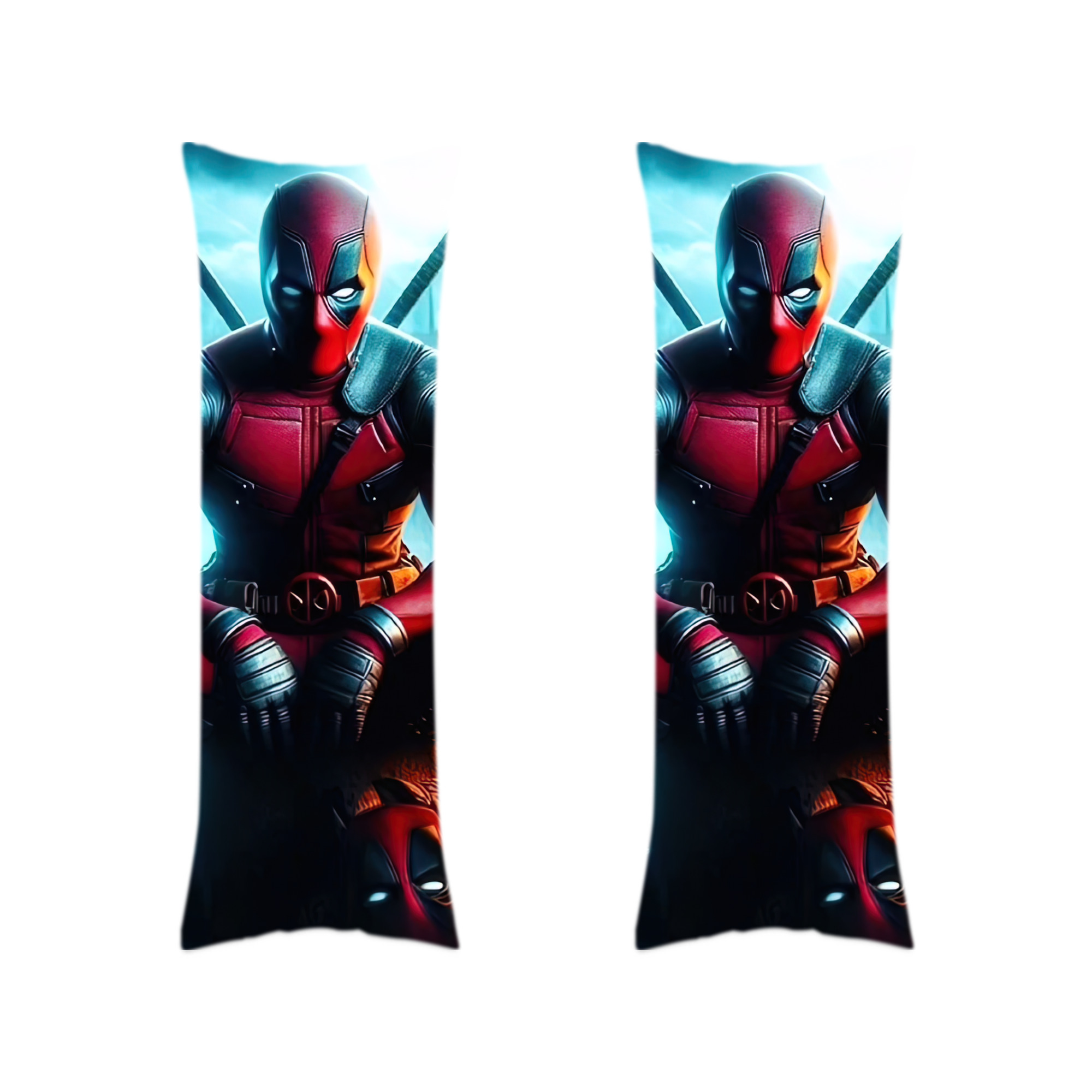 （画像用） Deadpool デッドプール ロング抱き枕カバー 両面プリントタイプ（サイズ選択可）