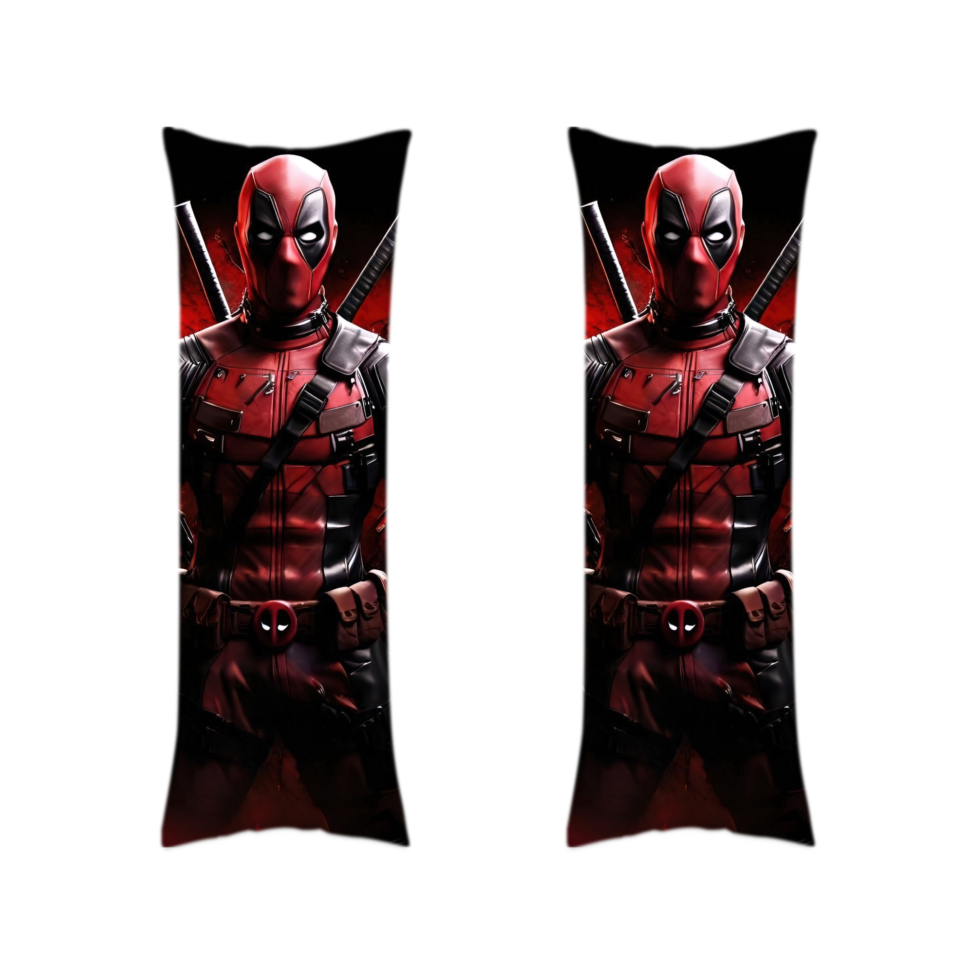 （画像用） Deadpool デッドプール ロング抱き枕カバー 両面プリントタイプ（サイズ選択可）