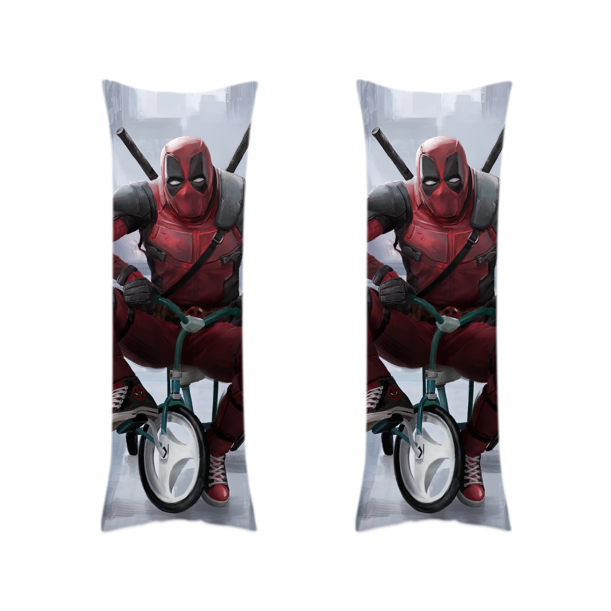 （画像用） Deadpool デッドプール ロング抱き枕カバー 両面プリントタイプ（サイズ選択可）