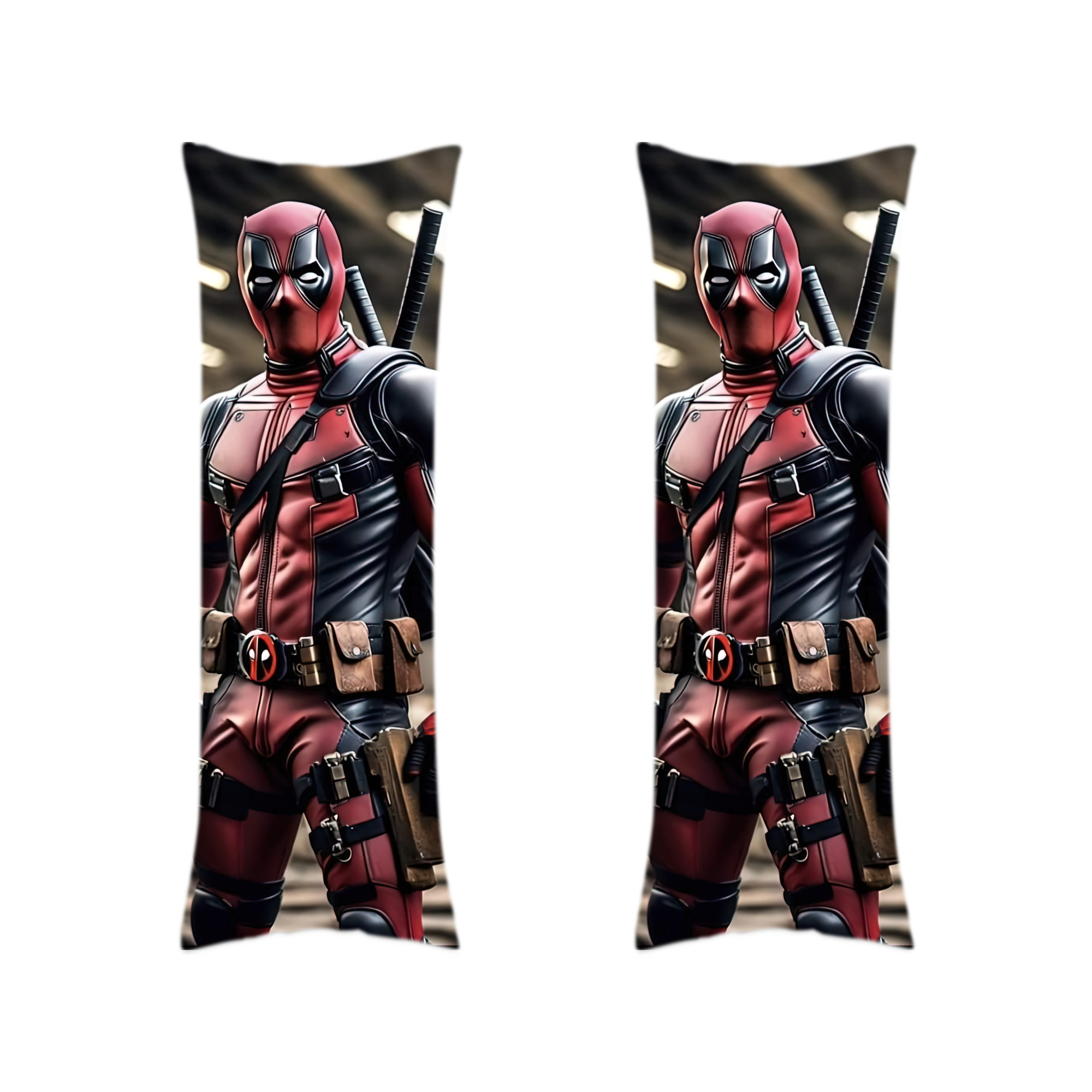 （画像用） Deadpool デッドプール ロング抱き枕カバー 両面プリントタイプ（サイズ選択可）
