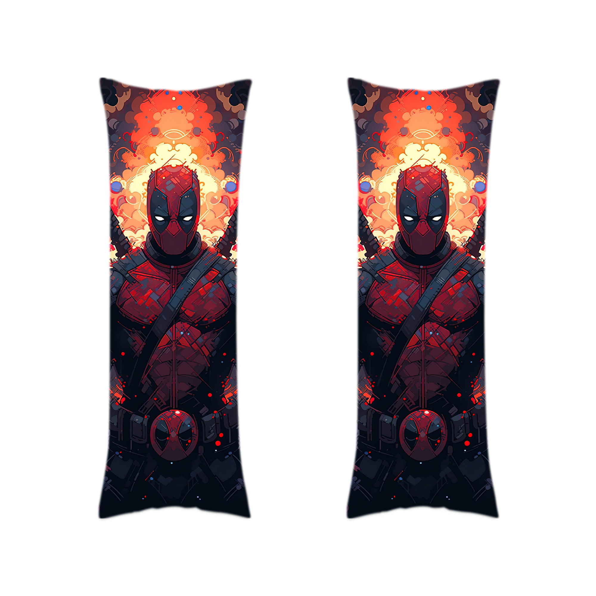 （画像用） Deadpool デッドプール ロング抱き枕カバー 両面プリントタイプ（サイズ選択可）